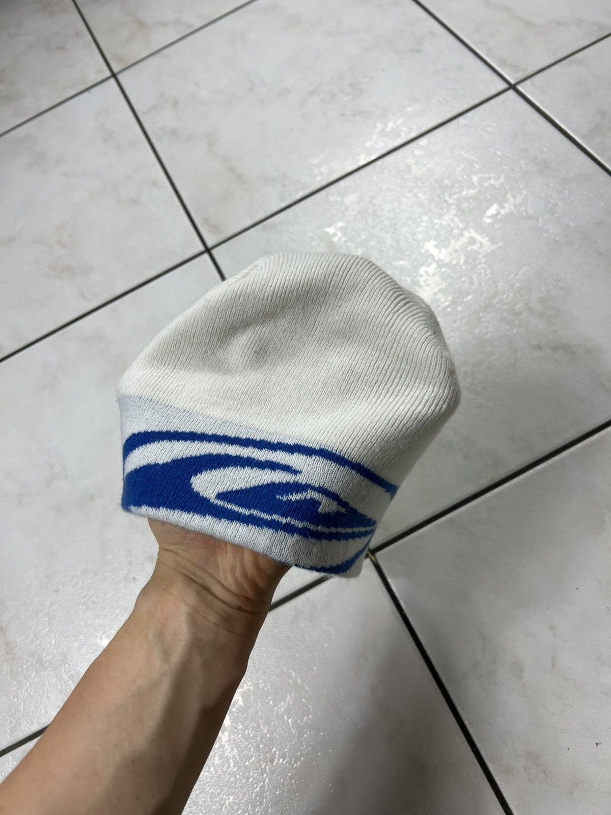 Quiksilver Vintage Quiksilver y2k bomb beanie hat knitted big logo swag Size ONE SIZE - 10 Thumbnail
