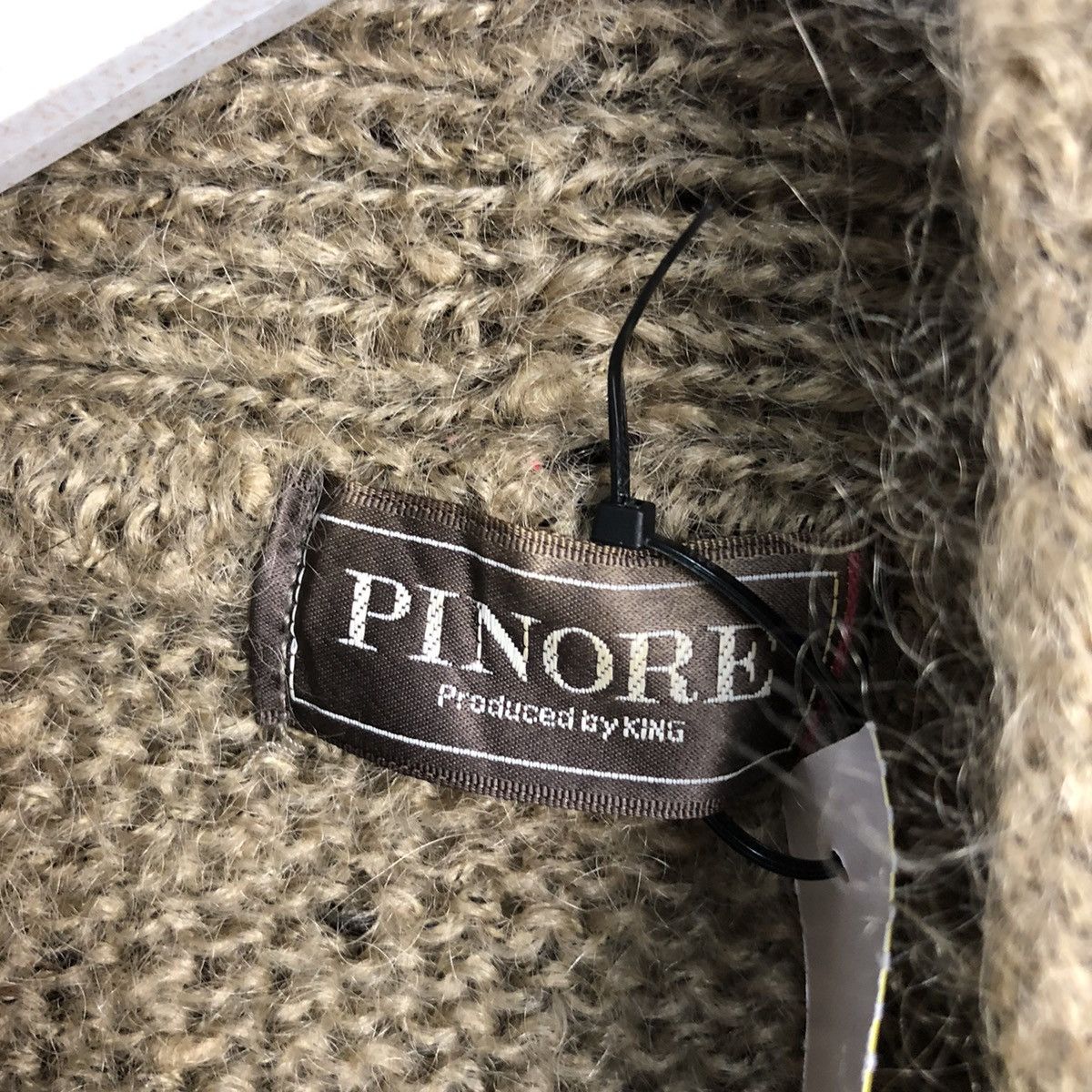 Homespun Knitwear × Japanese Brand Pinore Brown vintage mohair Cardigan Knitwear #A2251 Size M / US 6-8 / IT 42-44 - 10 Thumbnail