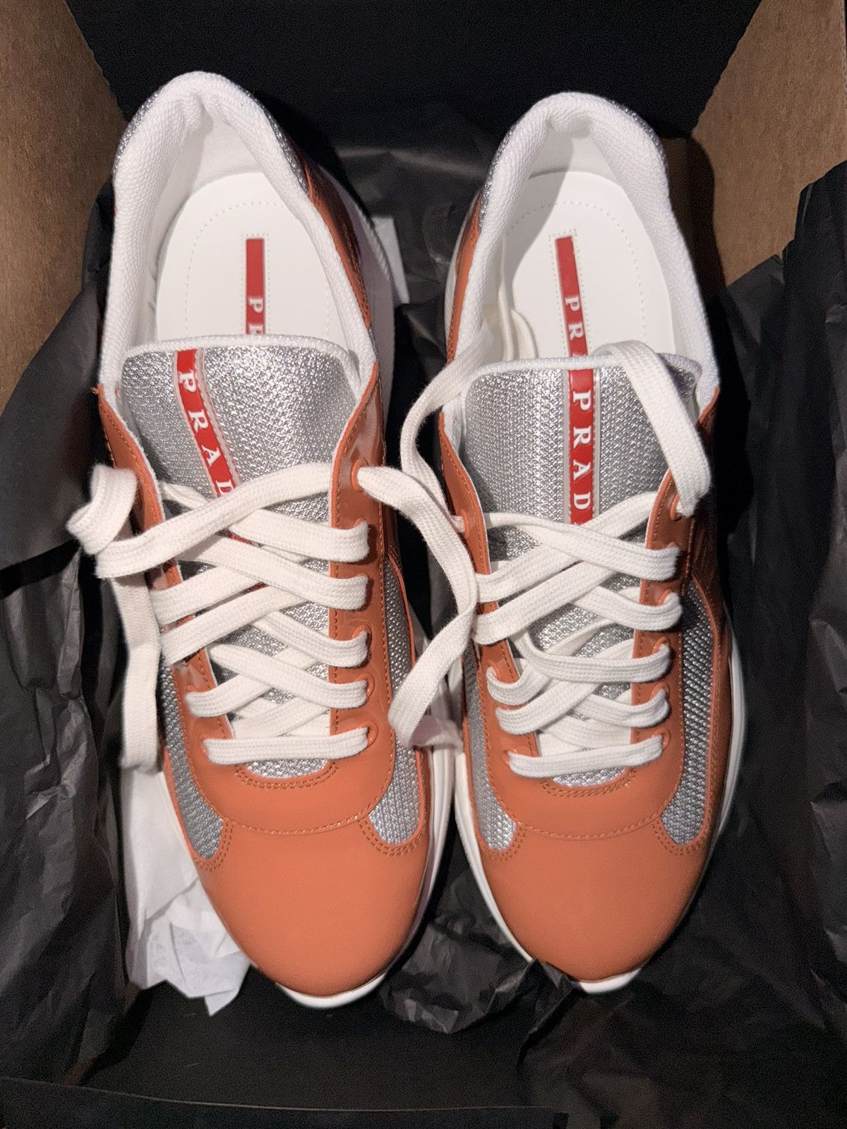 Prada Prada Americas Cup Patent Leather Size US 12 / EU 45 - 4 Thumbnail