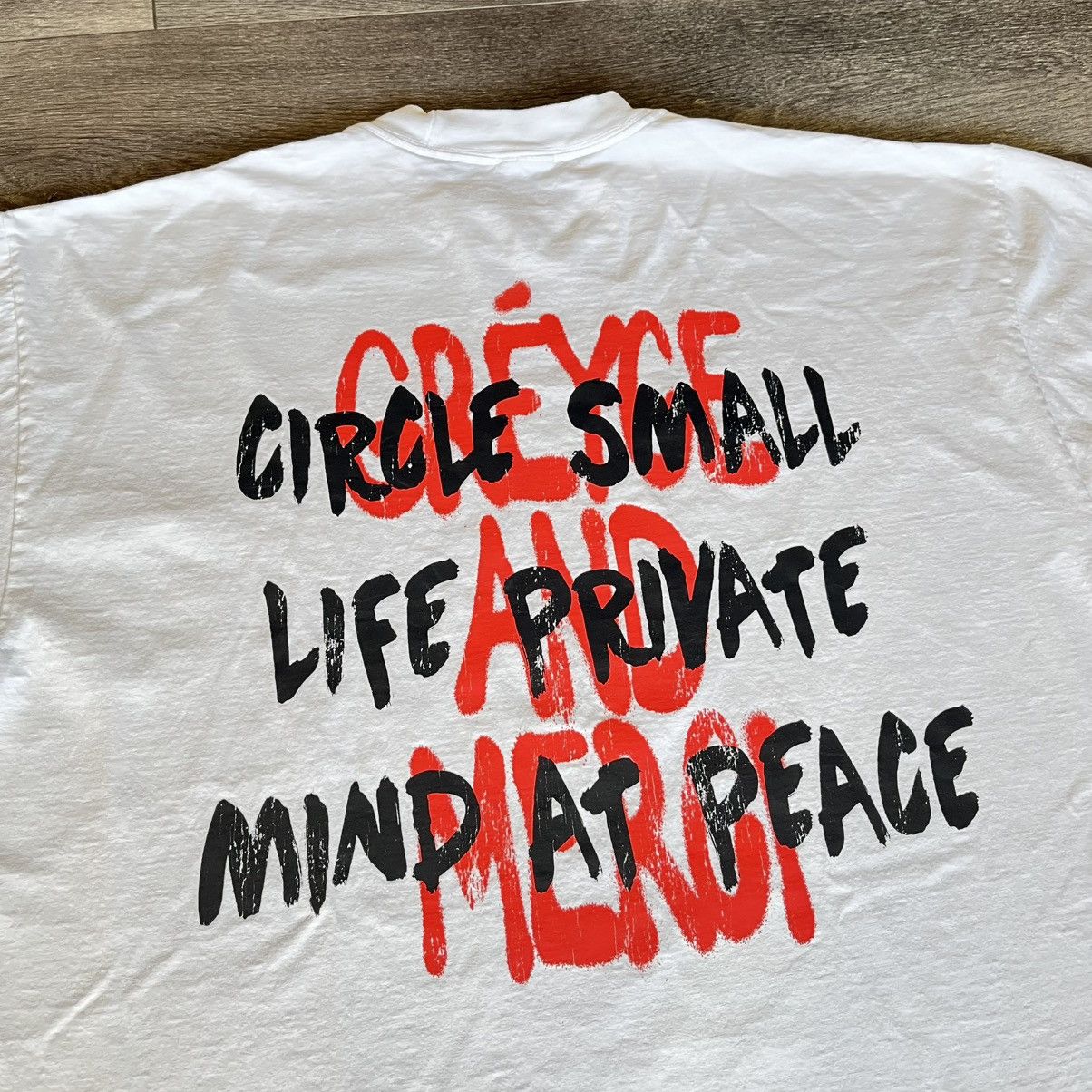 Other GRÈYCE AND MERCI CIRCLE SMALL LIFE PRIVATE MIND AT PEACE TEE Size US L / EU 52-54 / 3 - 3 Thumbnail