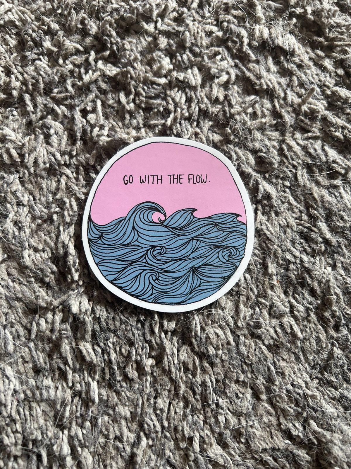 Hypebeast Go With The Flow. Sticker Size ONE SIZE - 1 Thumbnail