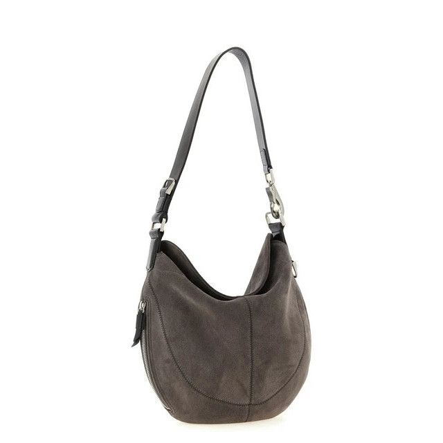 Lemaire Lemaire Quiver Clip Gray Suede Shoulder Bag New & Authentic Size ONE SIZE - 3 Thumbnail
