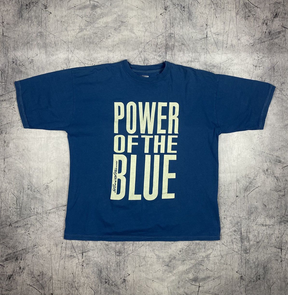 Levi's Vintage Levi’s Power of the Blue Graphic Tee Y2K 90s USA Size US XL / EU 56 / 4 - 2 Thumbnail