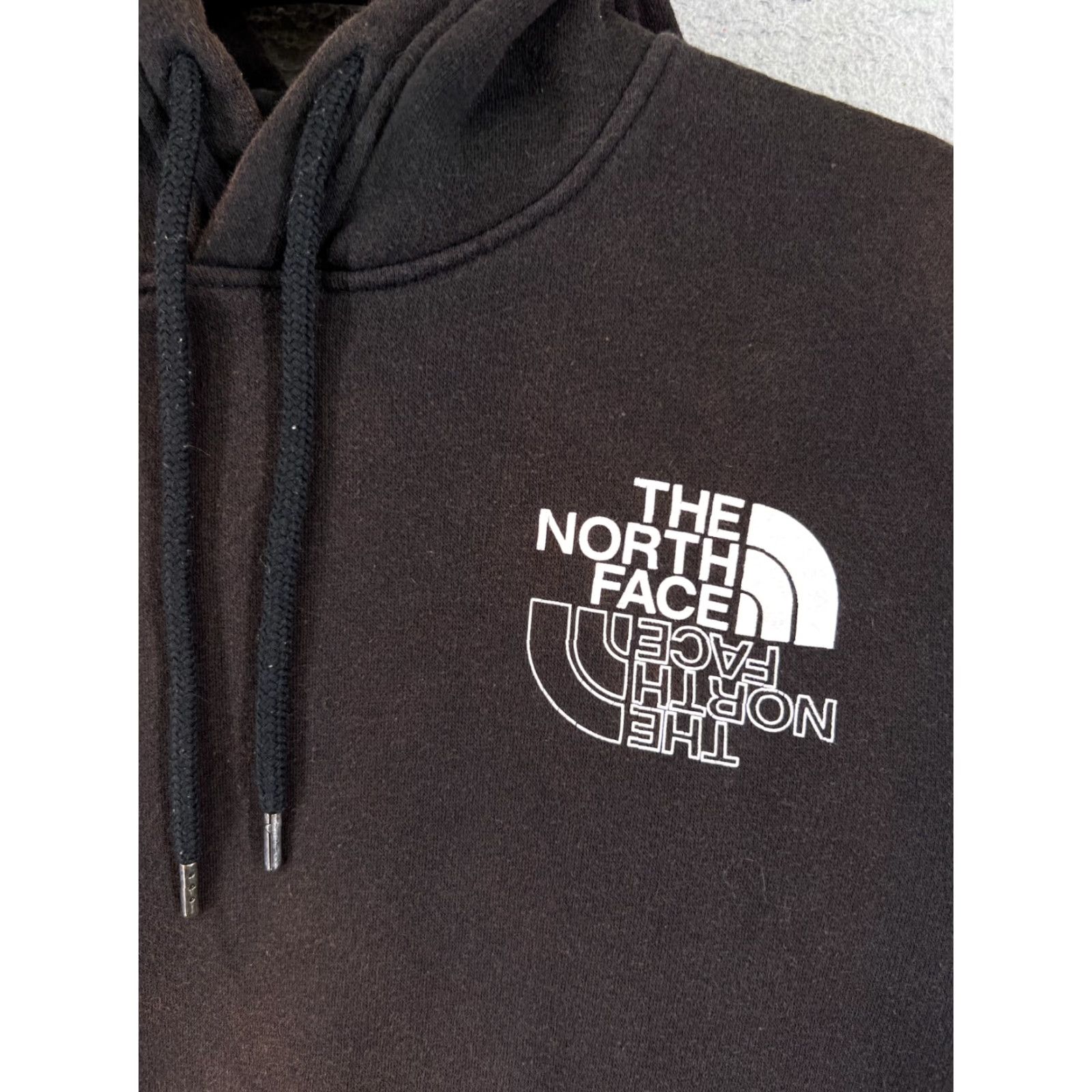 The North Face The North Face Mens Hoodie Pullover Black Logo All Over Print Sweatshirt Crew Neck S Small Size US S / EU 44-46 / 1 - 6 Thumbnail