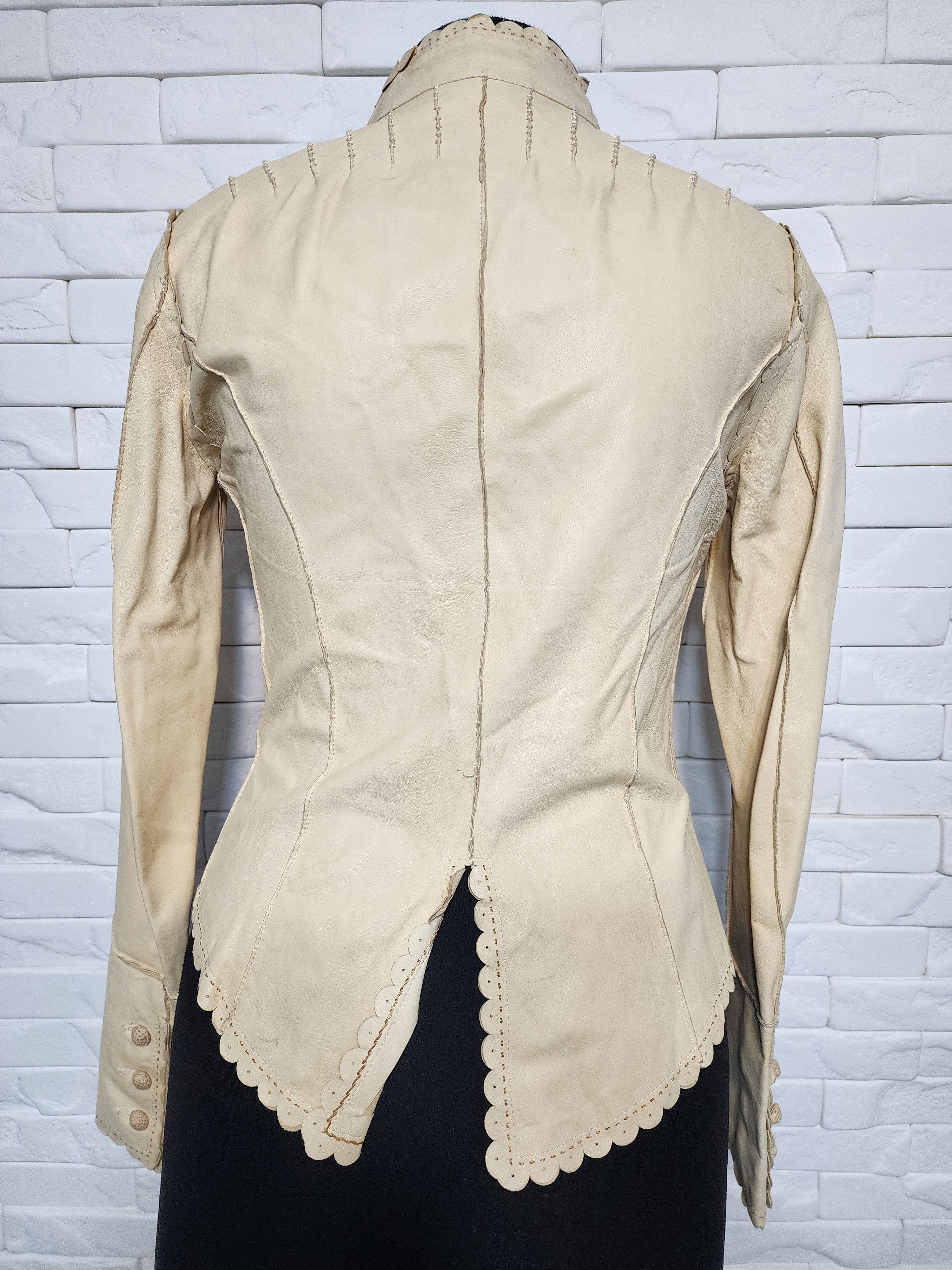 Genuine Leather Yellow Leather Jacket: Women's Lightweight Leather Jacket Size S / US 4 / IT 40 - 6 Thumbnail