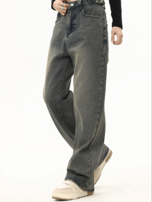 Japanese Brand × Jean Blue washed distressed men's casual jeans Size US 32 / EU 48 - 3 Thumbnail
