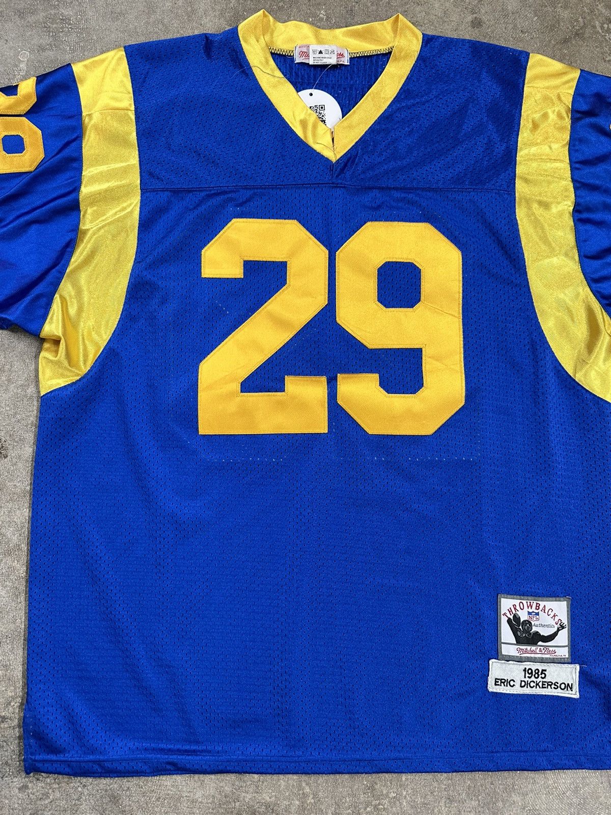 Mitchell & Ness Vintage 90s Mitchell & Ness Dickerson St.Louis Rams Jersey Size US XL / EU 56 / 4 - 3 Thumbnail