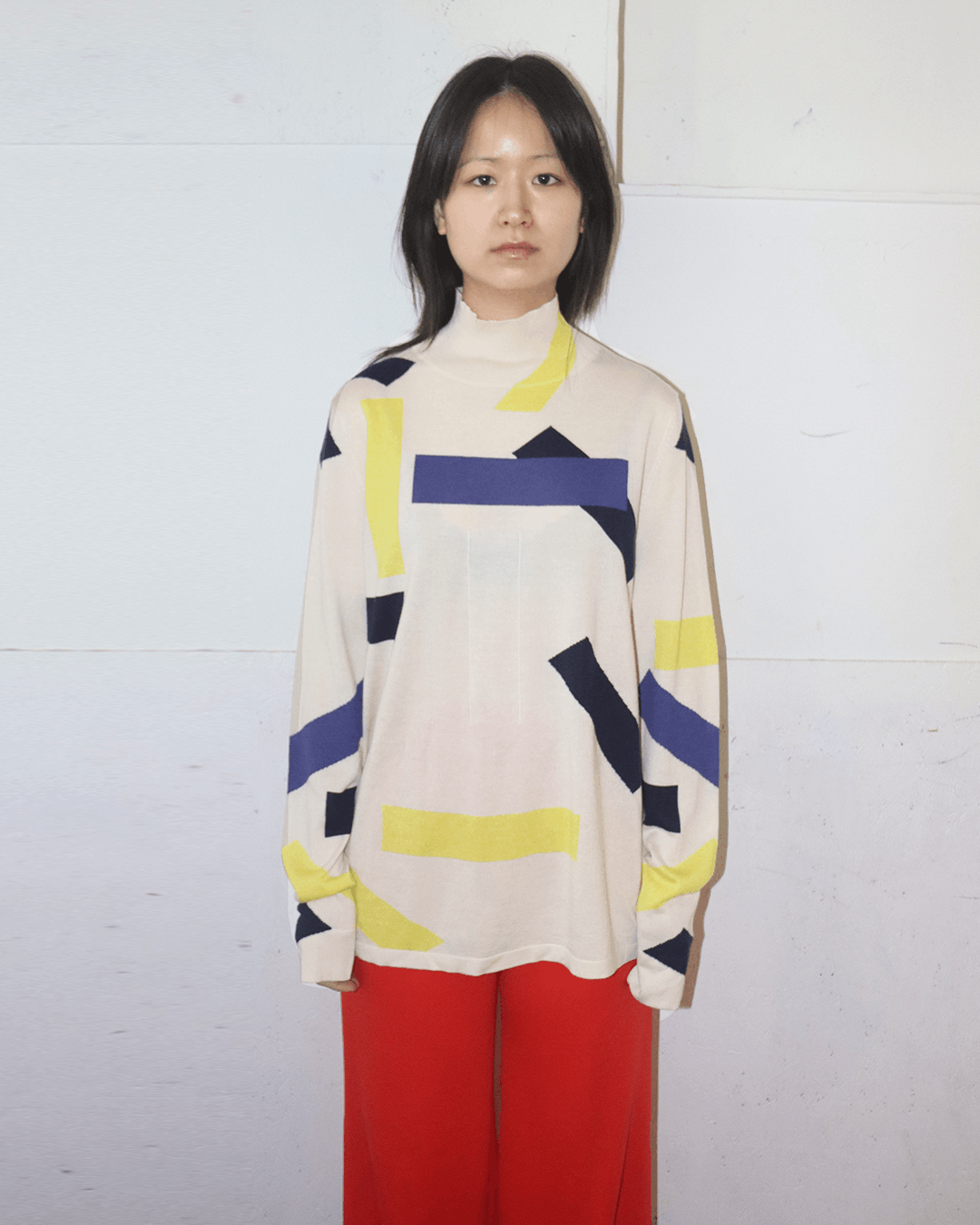 Vintage Adrian Cashmere Silk Blend Striped Top Size ONE SIZE - 2 Thumbnail