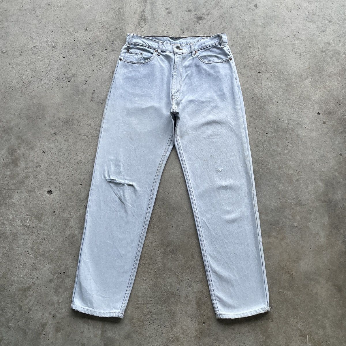 Levi's Vintage Clothing Vintage Levi’s LightWash Distressed Denim Faded Jeans Pants Size US 31 - 1 Thumbnail