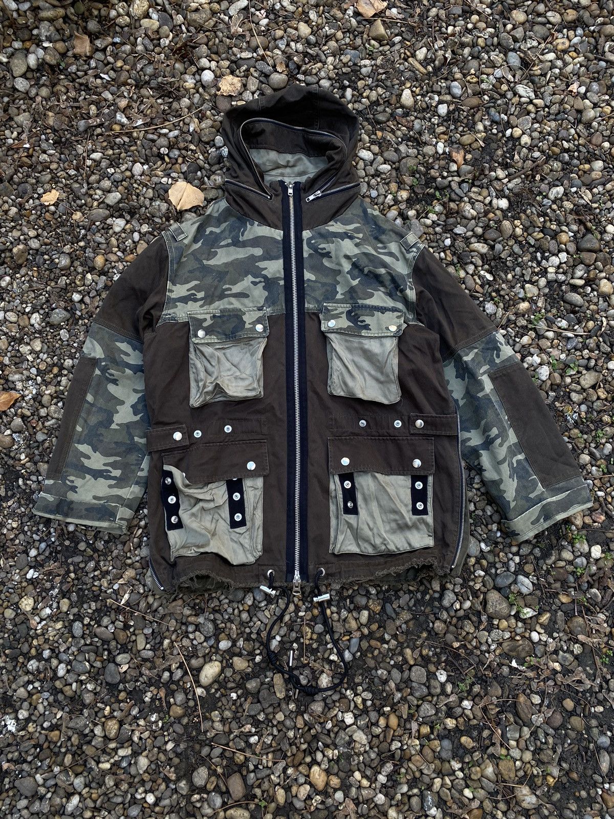 Diesel Diesel Avant-Garde Multipocket Multizip Light Jacket Size US L / EU 52-54 / 3 - 1 Thumbnail