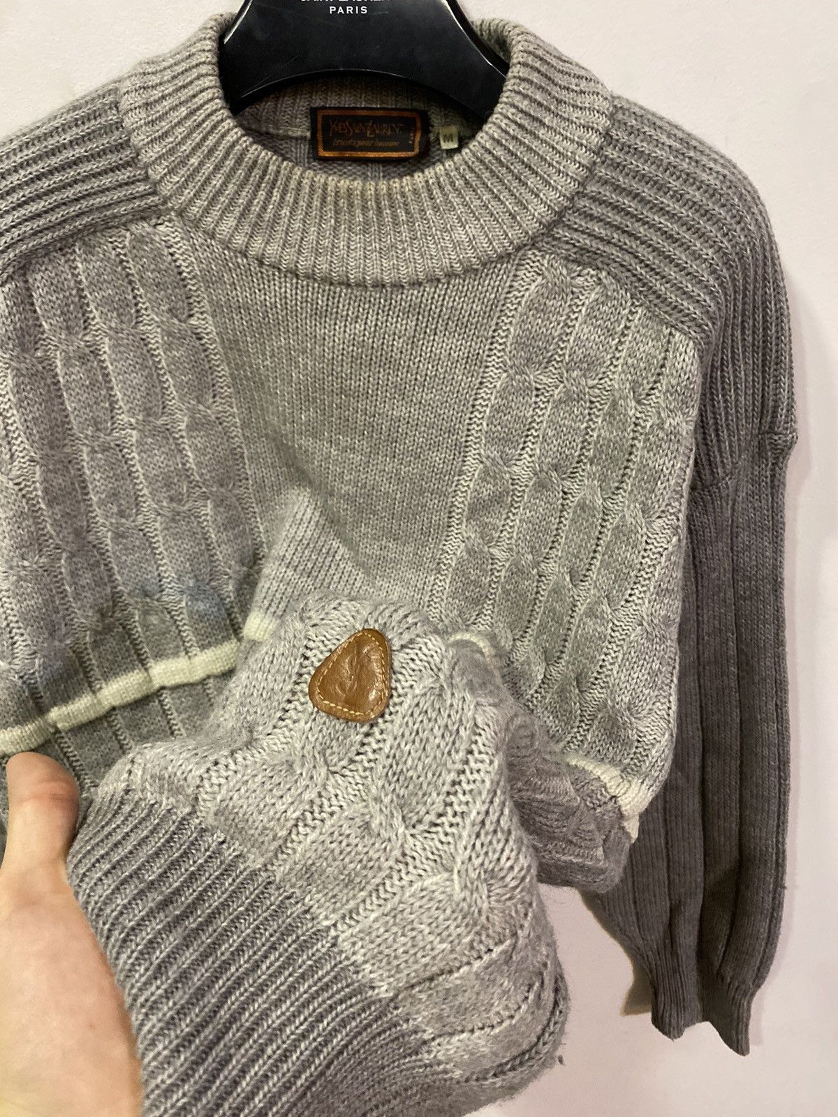 Yves Saint Laurent 80’s Wool YSL Sweater Soft Knit Size US M / EU 48-50 / 2 - 6 Thumbnail