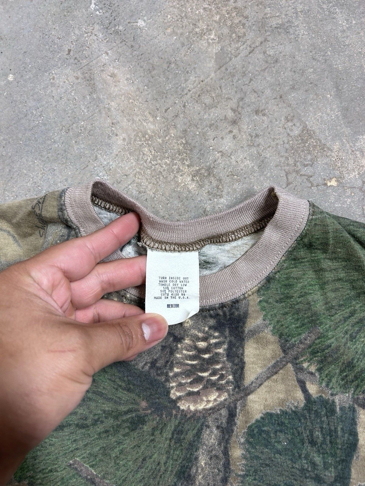 Realtree Vintage 90’s Camo Realtree Long Sleeve Shirt Size Medium Size US M / EU 48-50 / 2 - 2 Thumbnail