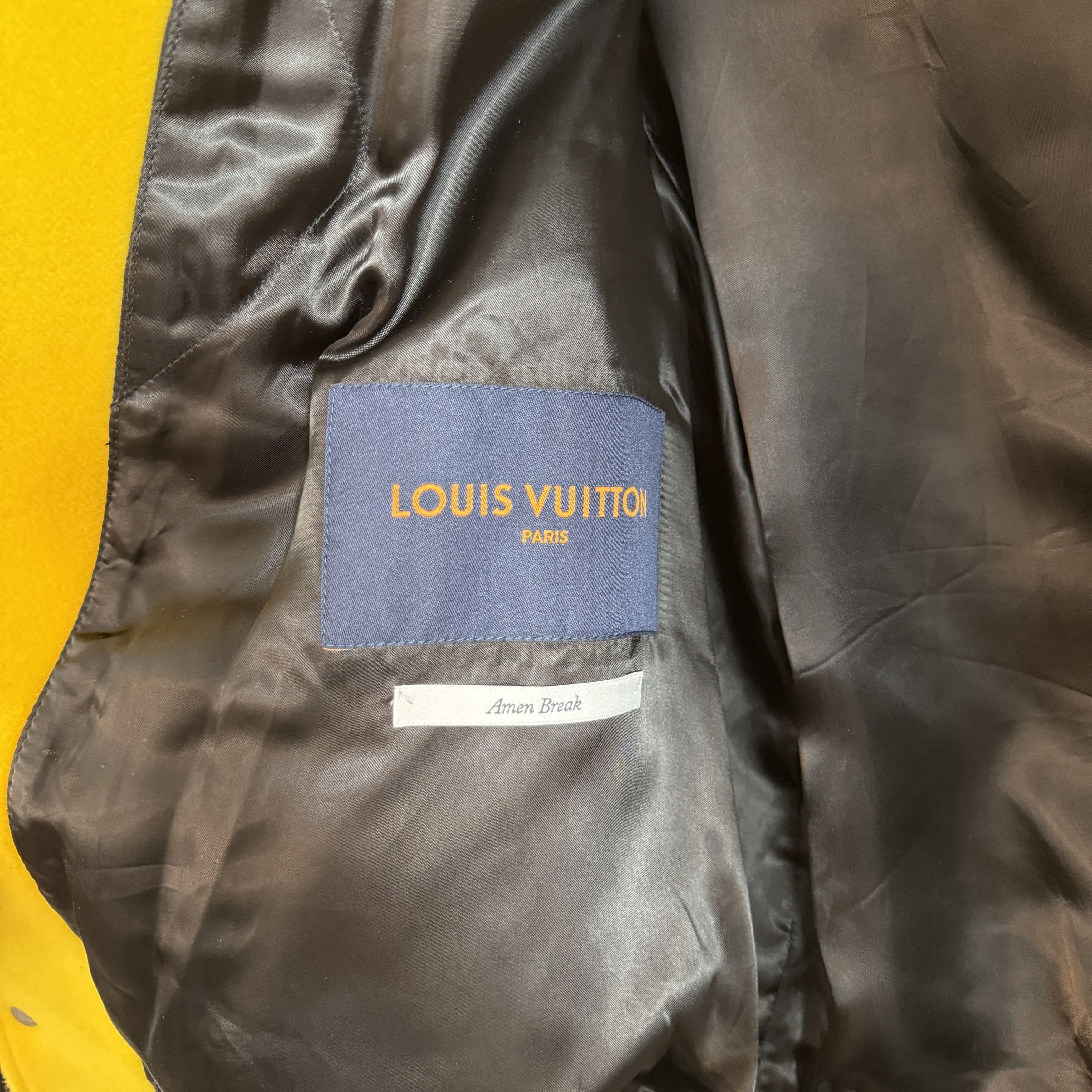 Louis Vuitton LOUIS VUITTON SS22 VARSITY JACKET - YELLOW/BLACK Size US L / EU 52-54 / 3 - 7 Thumbnail