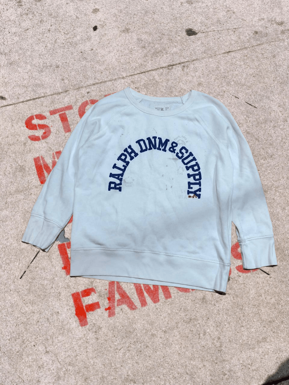 Denim & Supply Ralph Lauren POLO RALPH LAUREN Sweatshirt Minimal Clean Look Size L / US 10 / IT 46 - 1 Thumbnail