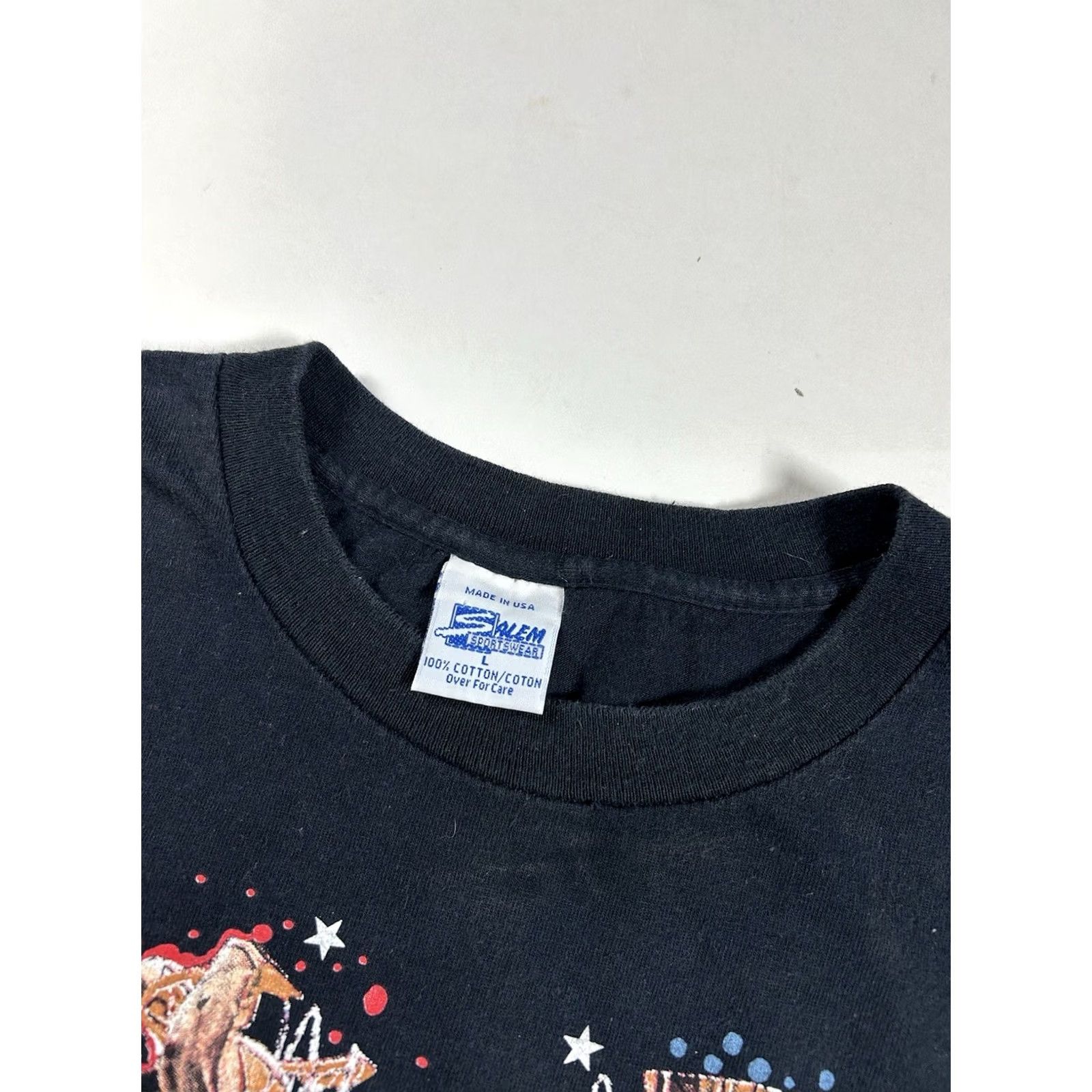 Salem Sportswear VINTAGE Salem Sportswear USA Dream Team 92' Barcelona Olympics Basketball Tee Large Black 90s Mens Size US L / EU 52-54 / 3 - 7 Thumbnail
