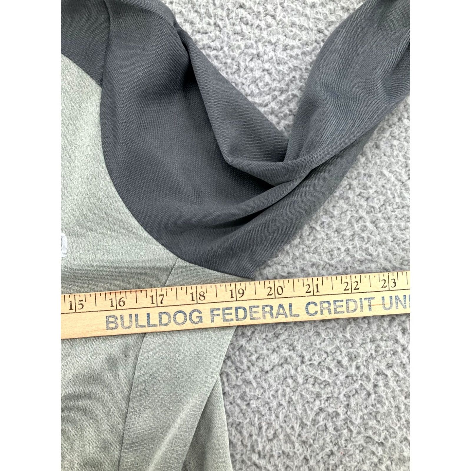 Nike Nike Sweatshirt Womens Large Gray Quarter Zip Mock Neck Pullover Jacket Dri-FIT Activewear Sports 1/4 Zip Mens Womens Girls Boys Size L / US 10 / IT 46 - 2 Thumbnail