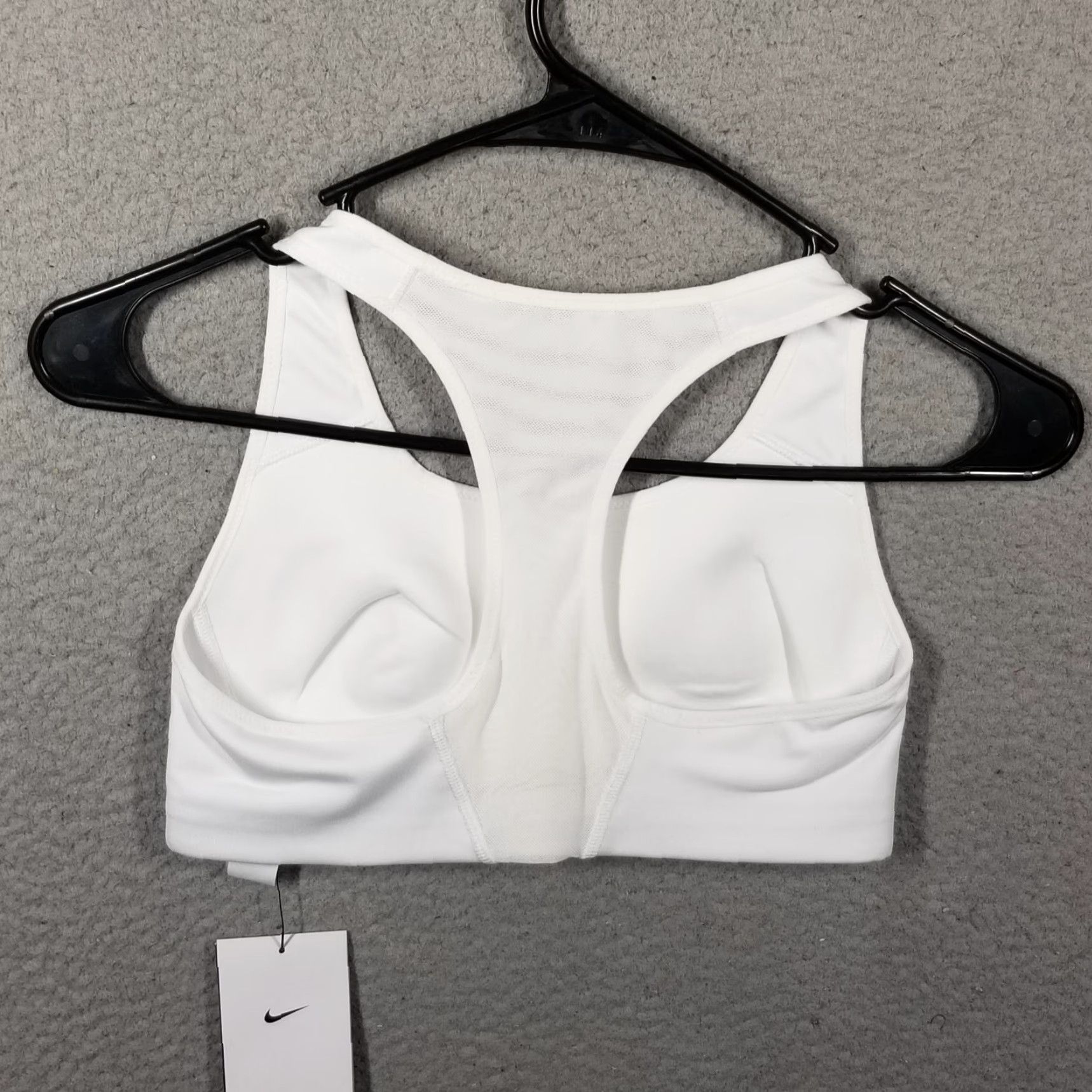Nike NIKE Dri-FIT High Support Sports Bra Black Size S Wireless Racerback Activewear Womens Size ONE SIZE - 3 Thumbnail