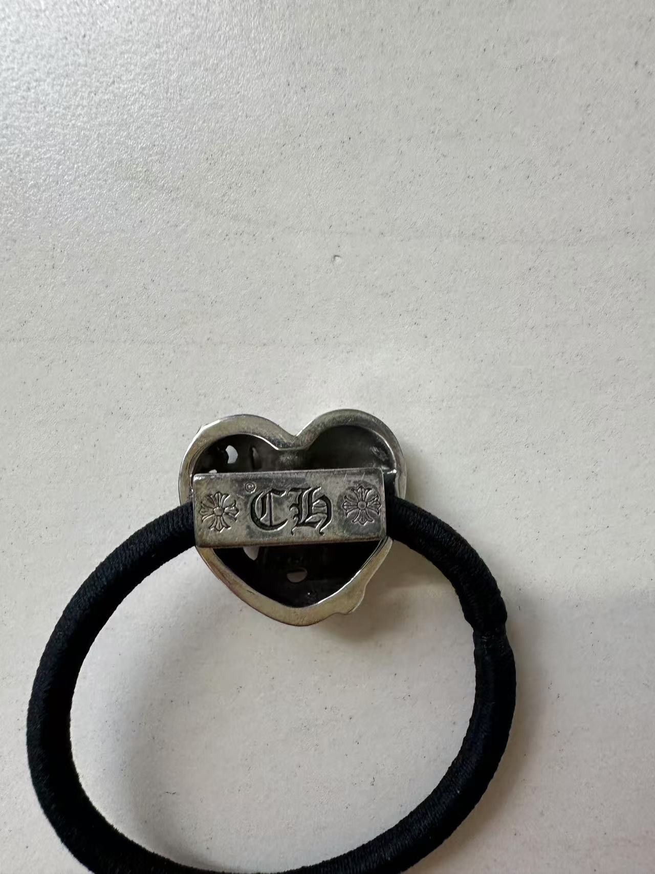 Chrome Hearts Chrome Hearts 925 Silver Heart Vine Hair Tie display picture 2