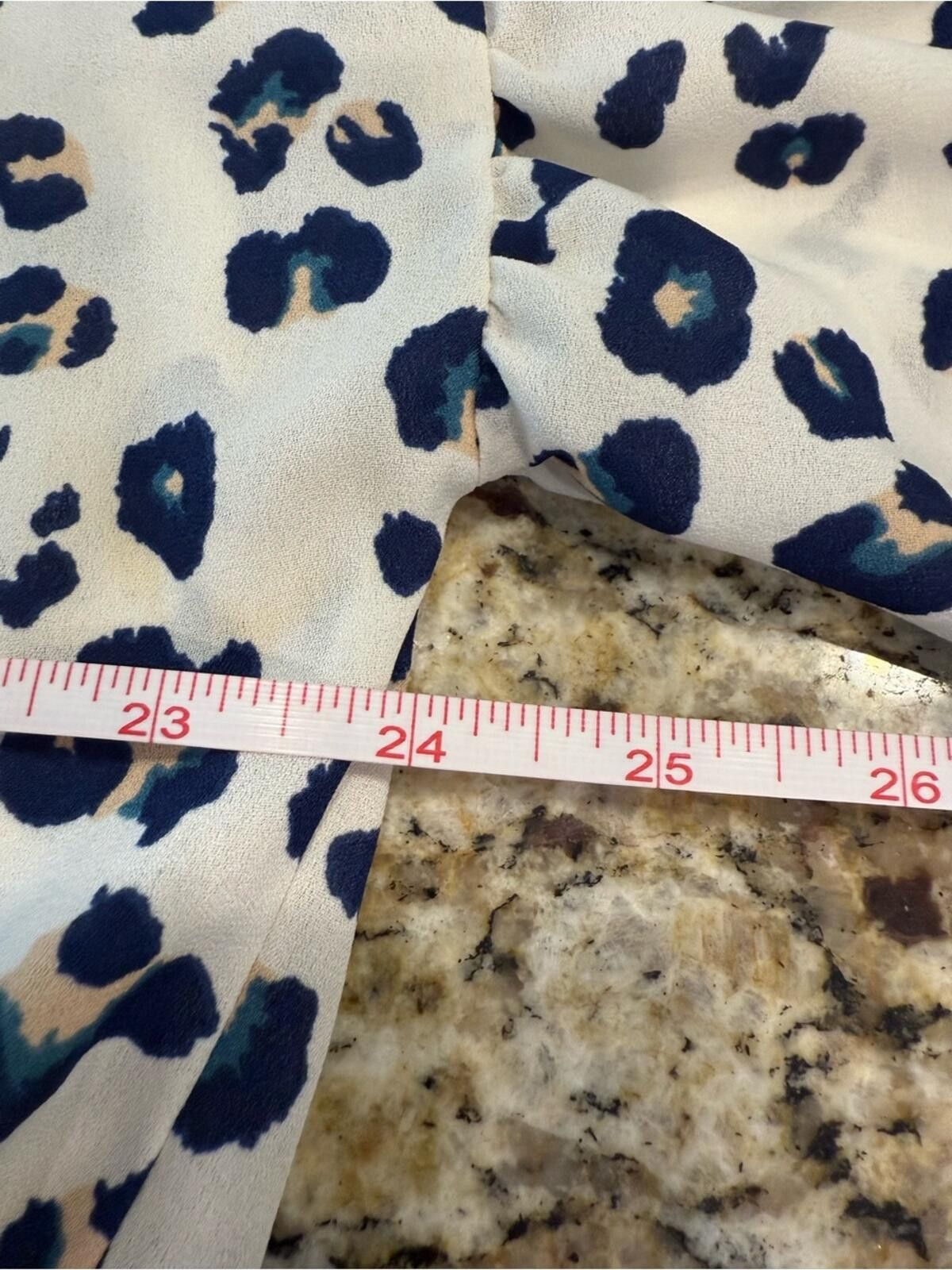 Other Red Lolly boho leopard print top white blue tan black SZ SM Size S / US 4 / IT 40 - 7 Thumbnail