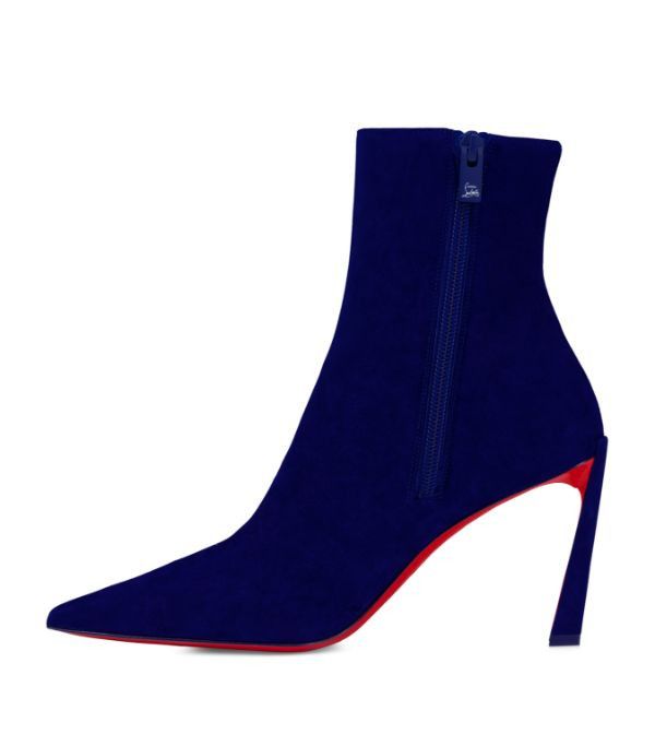 Christian Louboutin o1s1wg110924 Condora Boots in Blue Size US 10 / IT 40 - 4 Thumbnail