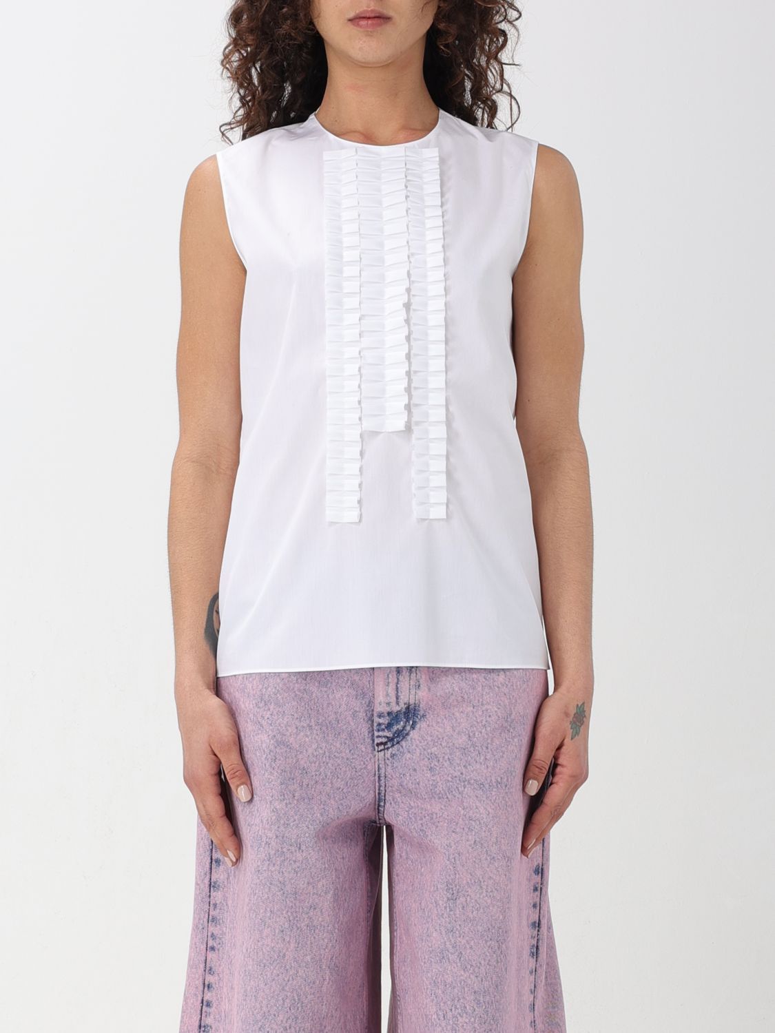 Marni Marni Shirt Woman White Size M / US 6-8 / IT 42-44 - 1 Thumbnail