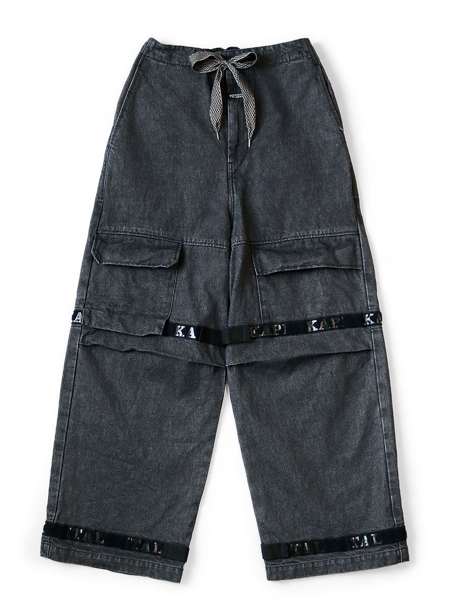 Image of Kapital 14Oz Black X Kinari Denim Nouvelle Shuttle Pants, Men's (Size 30)