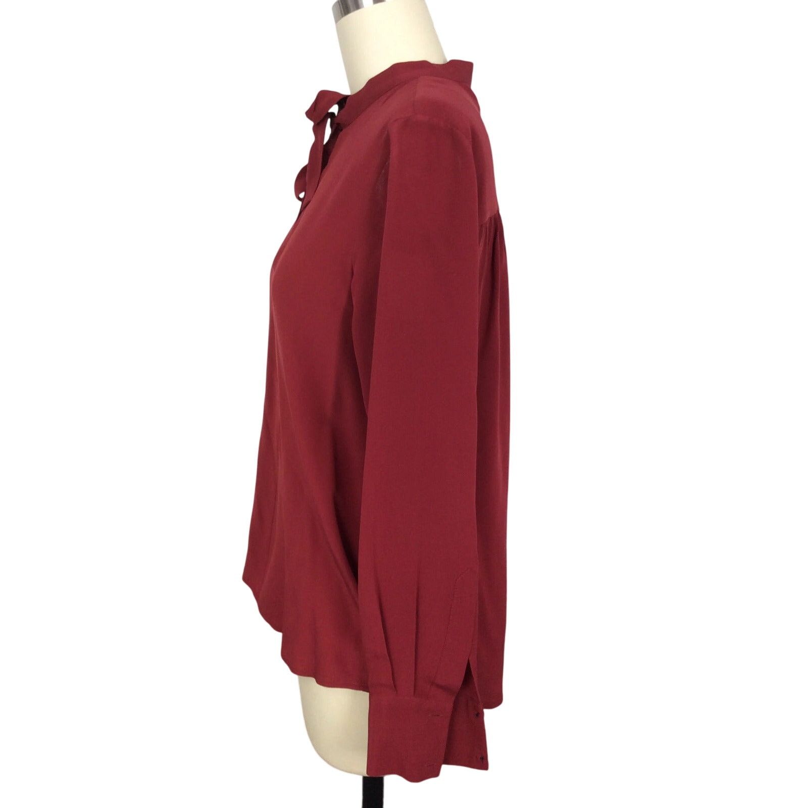 Madewell Madewell silk blouse with neck tie size XS Size XS / US 0-2 / IT 36-38 - 5 Thumbnail