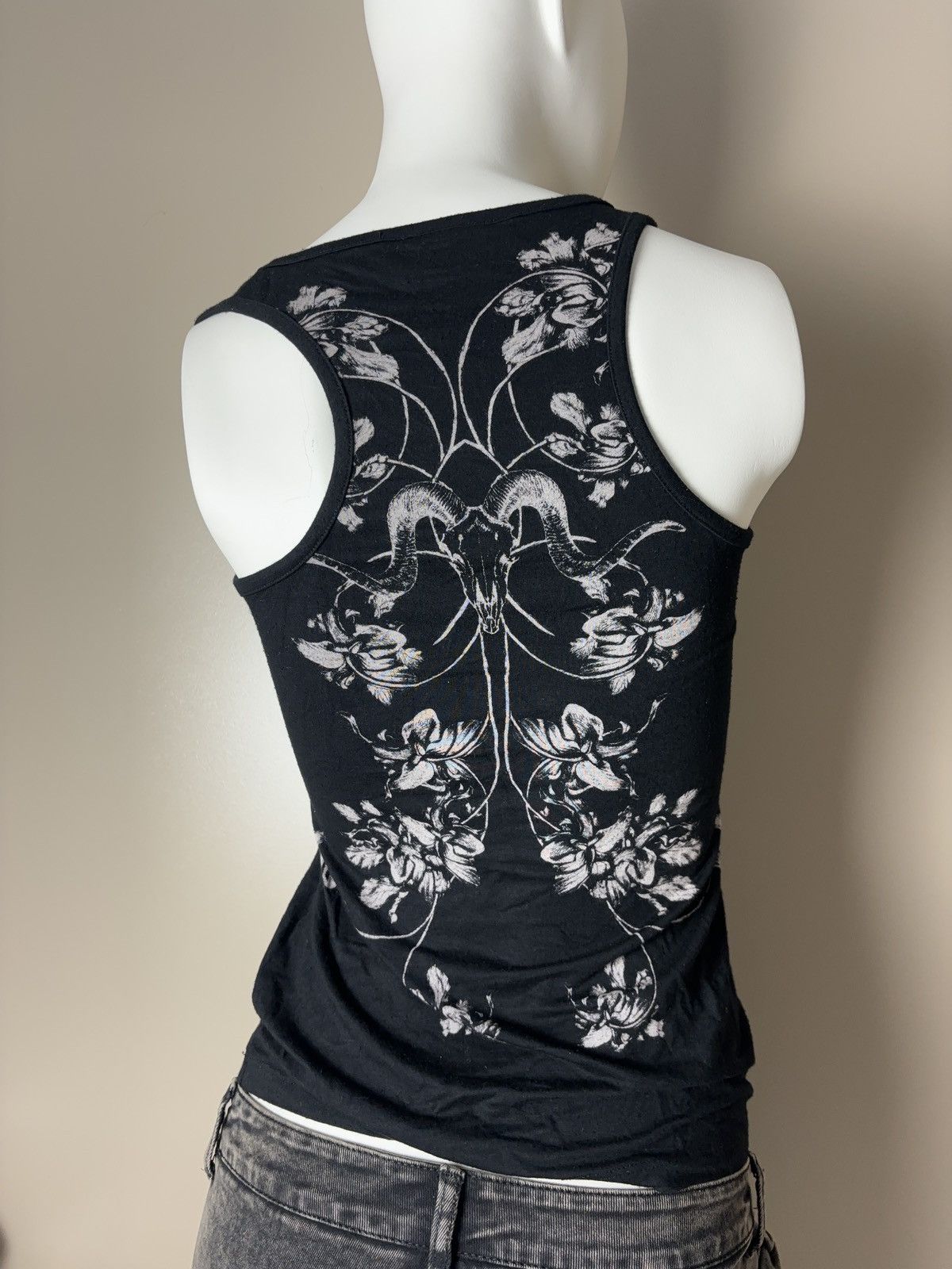 Vintage Isabel De Pedro Baphomet printed vintage tank top Size M / US 6-8 / IT 42-44 - 3 Thumbnail