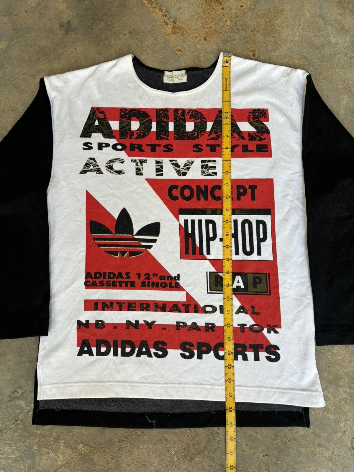 Adidas Vintage Adidas japan Hip Hop Rap Sweatshirt Size US L / EU 52-54 / 3 - 8 Thumbnail