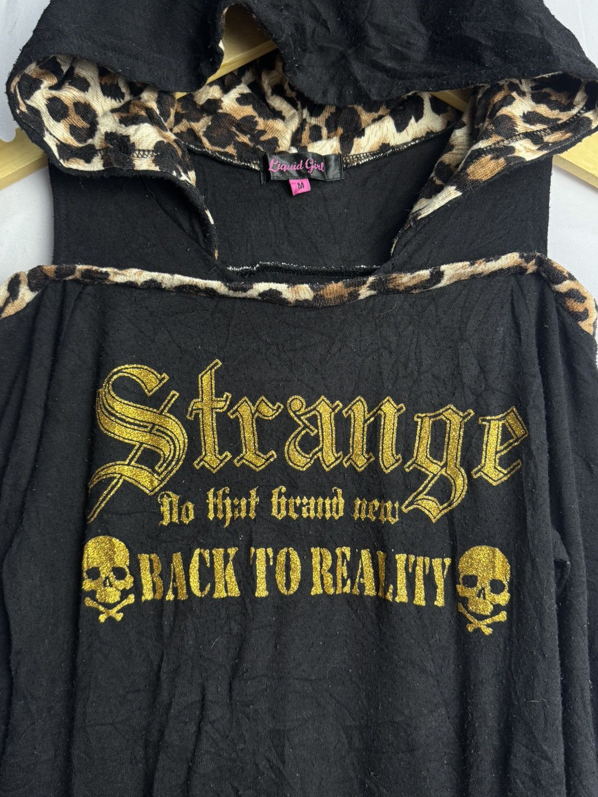If Six Was Nine Gothic Ifsix Skulls Leopard Hoodie Punk Styled Size US S / EU 44-46 / 1 - 4 Thumbnail