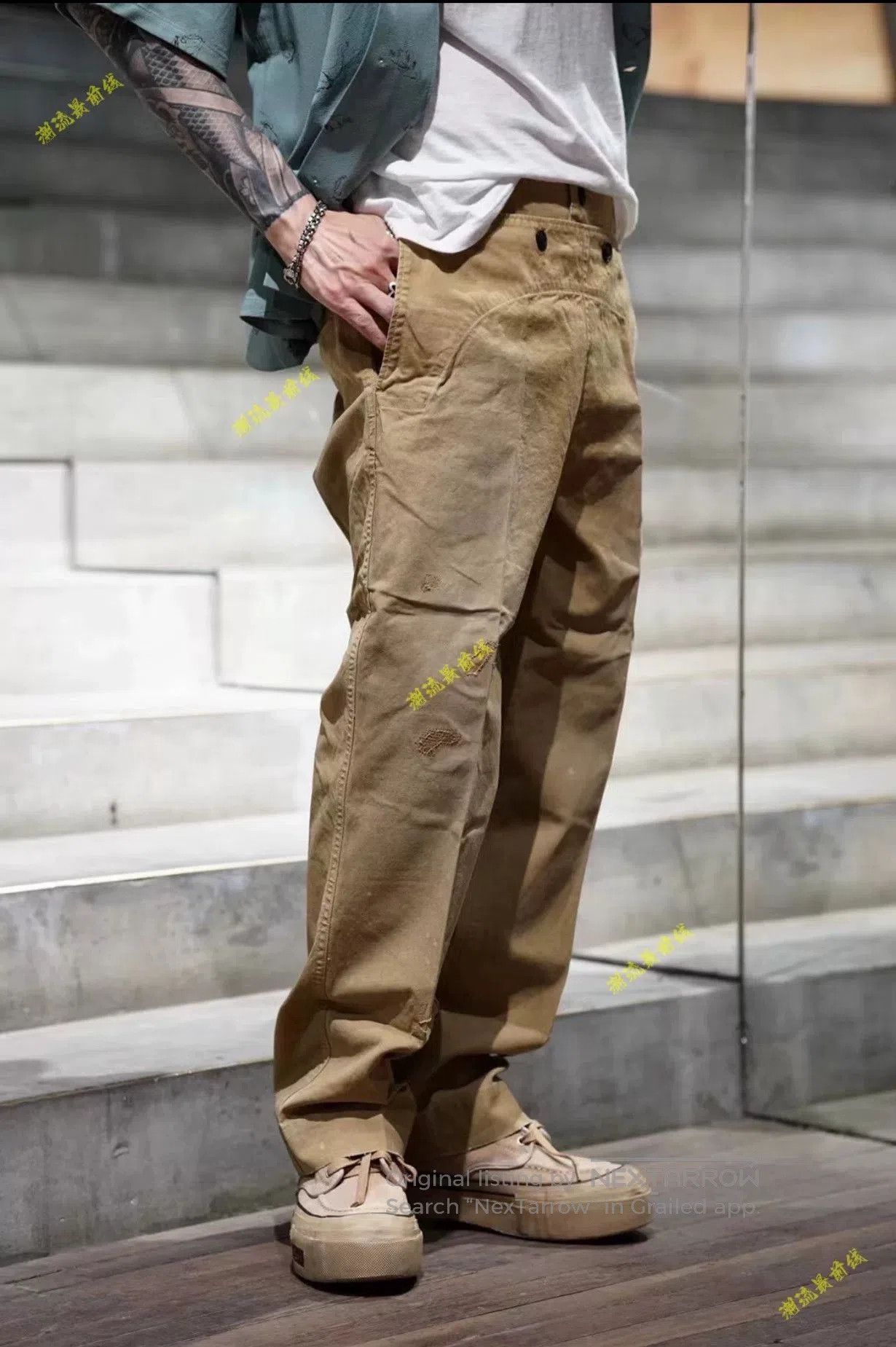 Visvim visvim 22ss holman pants damaged beige. Size US 30 / EU 46 - 5 Thumbnail