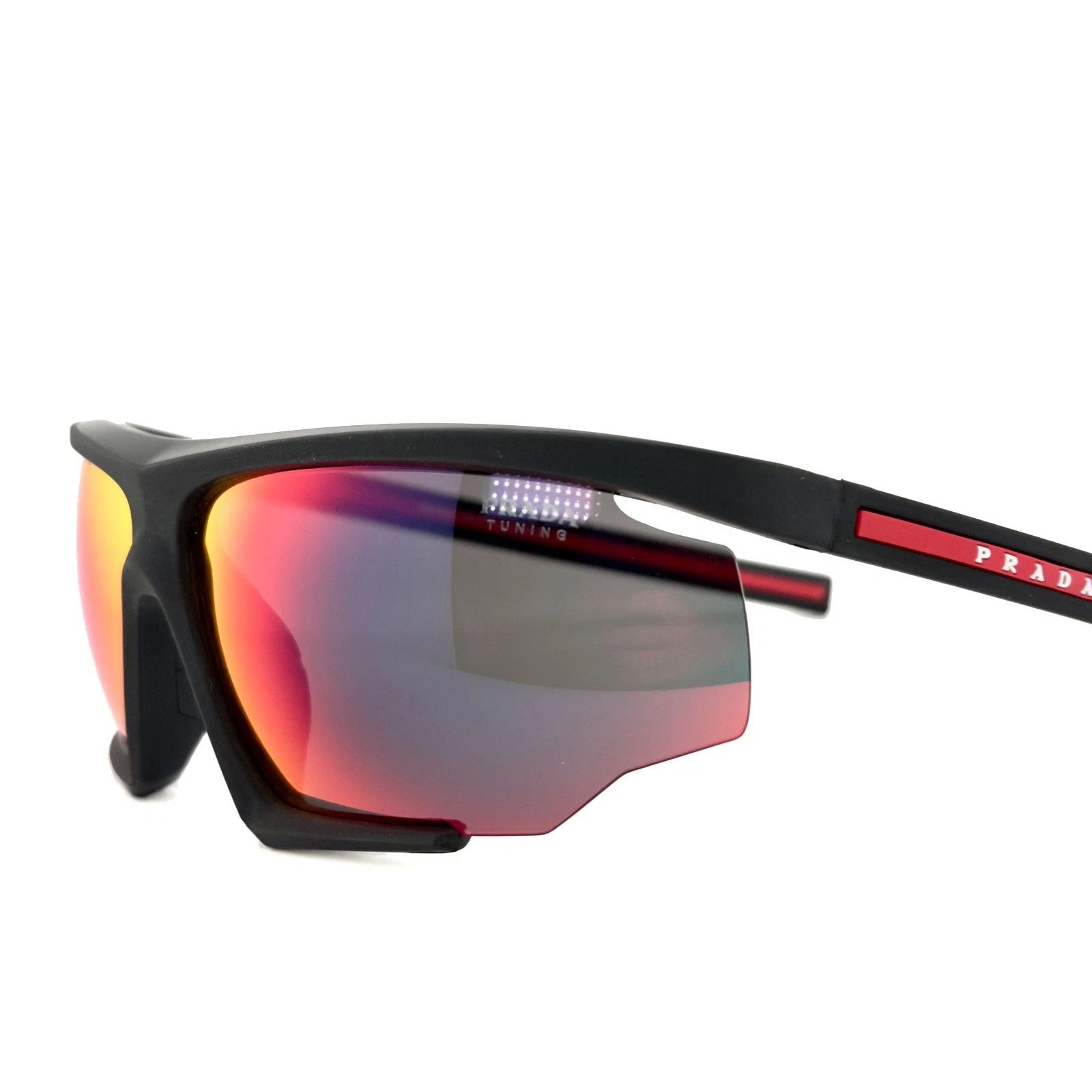 Prada PRADA PS07YS LINEA ROSSA ACTIVE 07Y Black Red TUNING Mirror Size ONE SIZE - 6 Thumbnail