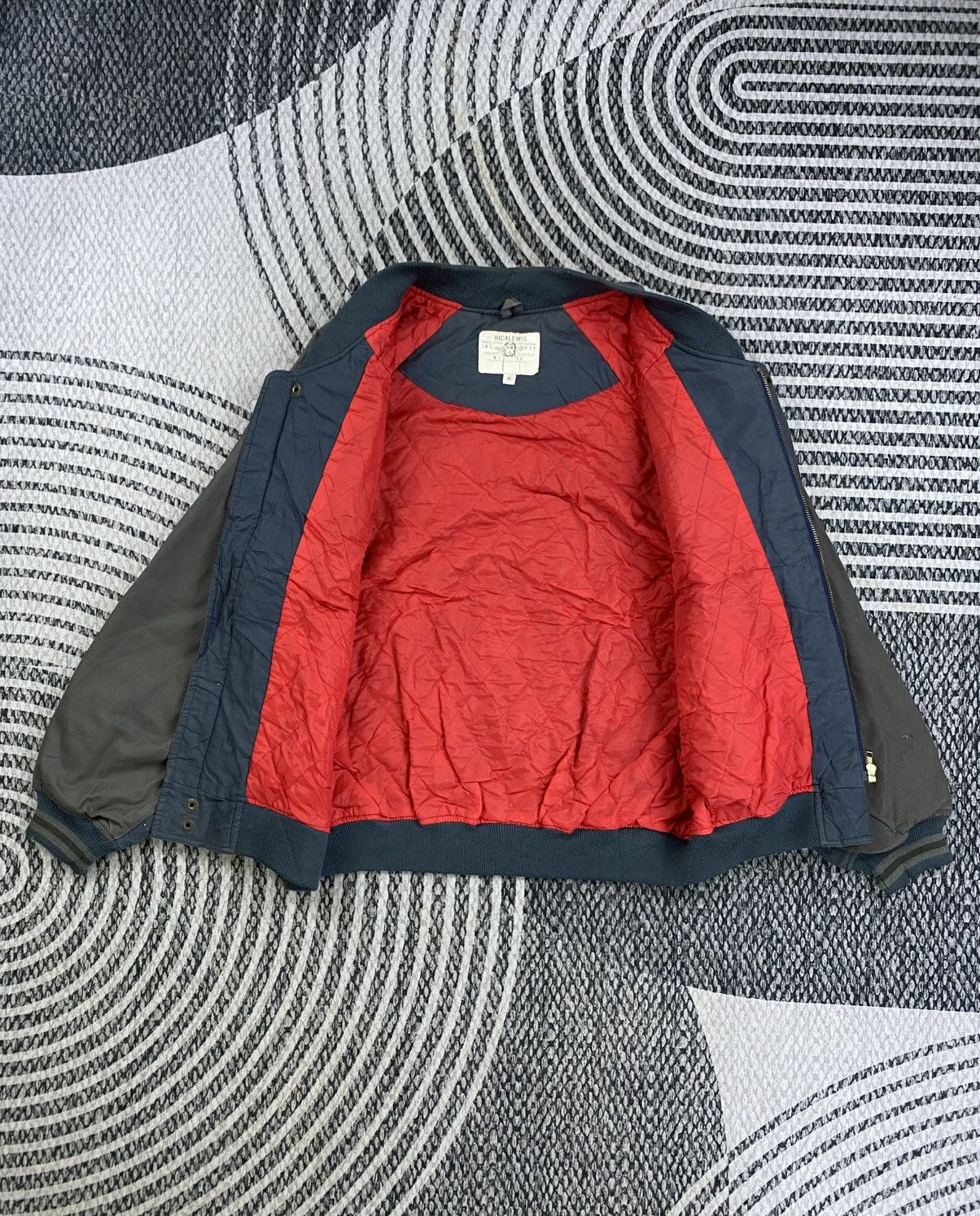 Japanese Brand Vintage 90s Ricalewis Varsity Jacket Size US M / EU 48-50 / 2 - 5 Thumbnail
