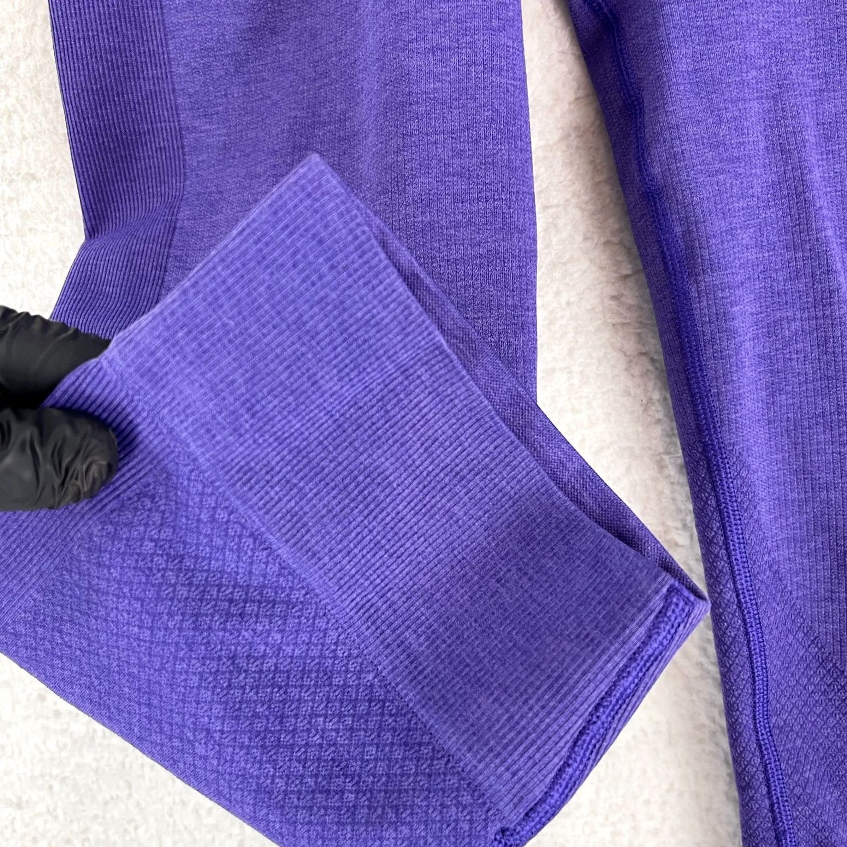 Lululemon Lululemon Seamless Street Crop Leggings Womens Size 8 Purple Athletic Yoga Gym Size 30" / US 8 / IT 44 - 6 Thumbnail