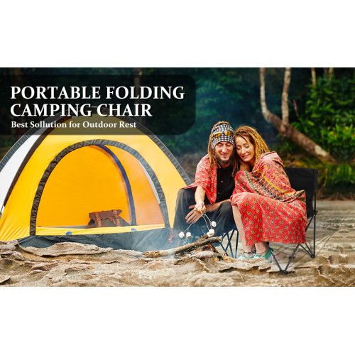 Designer × Homemade YSSOA Portable Folding Camping Chair with Carry Bag for Adul Size US L / EU 52-54 / 3 - 5 Thumbnail