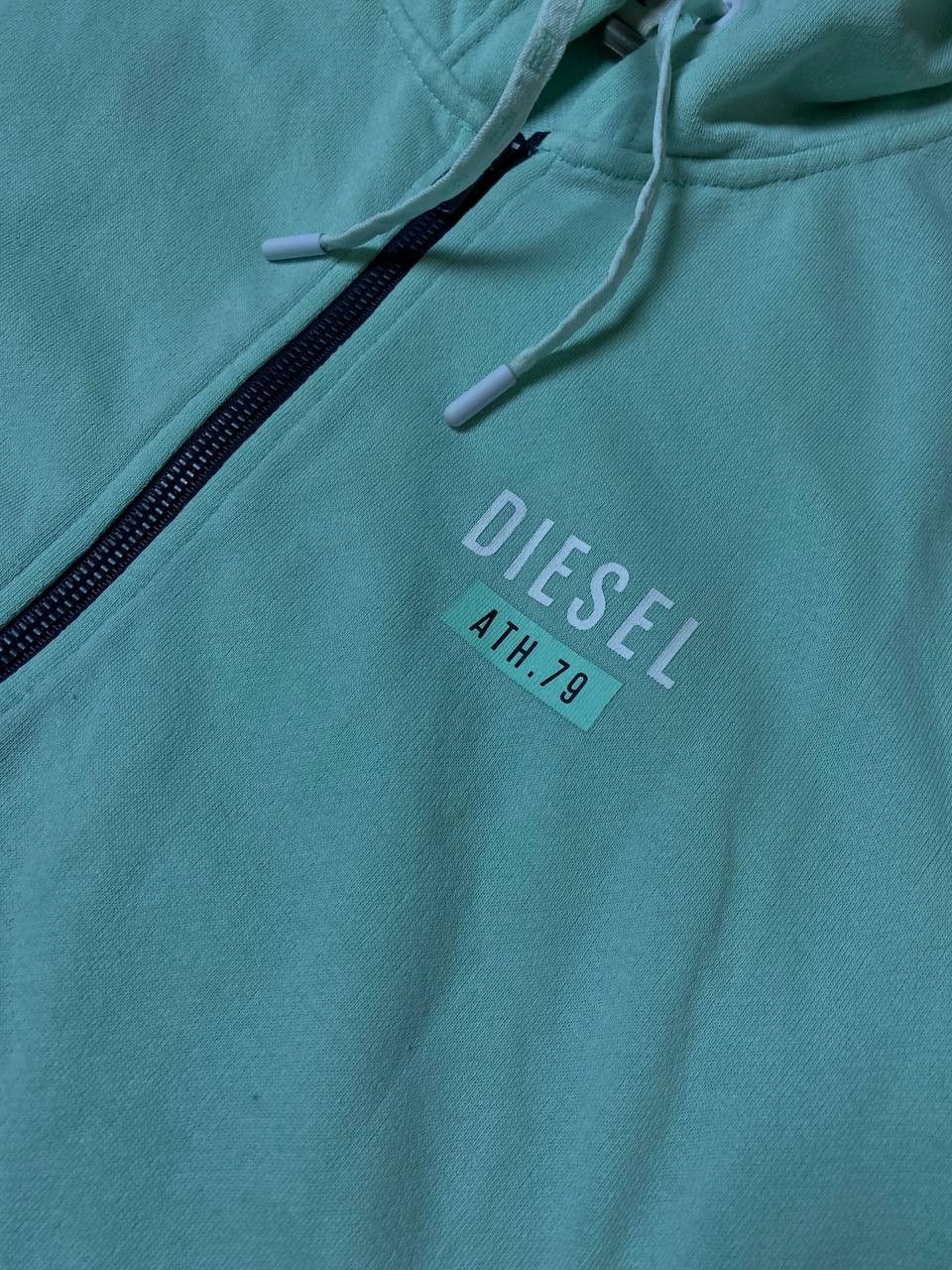 Diesel Zip Hoodie Print DIESEL Streetwear Y2K Size L / US 10 / IT 46 - 3 Thumbnail