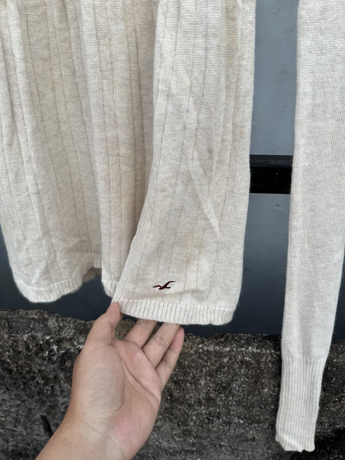 Japanese Brand Y2K Babydoll Cream Hollister Sweater Size XS / US 0-2 / IT 36-38 - 5 Thumbnail