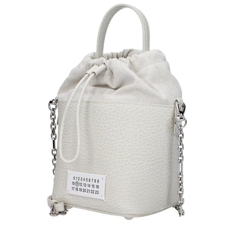 Maison Margiela ob1o1e1124 Size: OS / Leather Handbag in Grey Size ONE SIZE - 2 Thumbnail