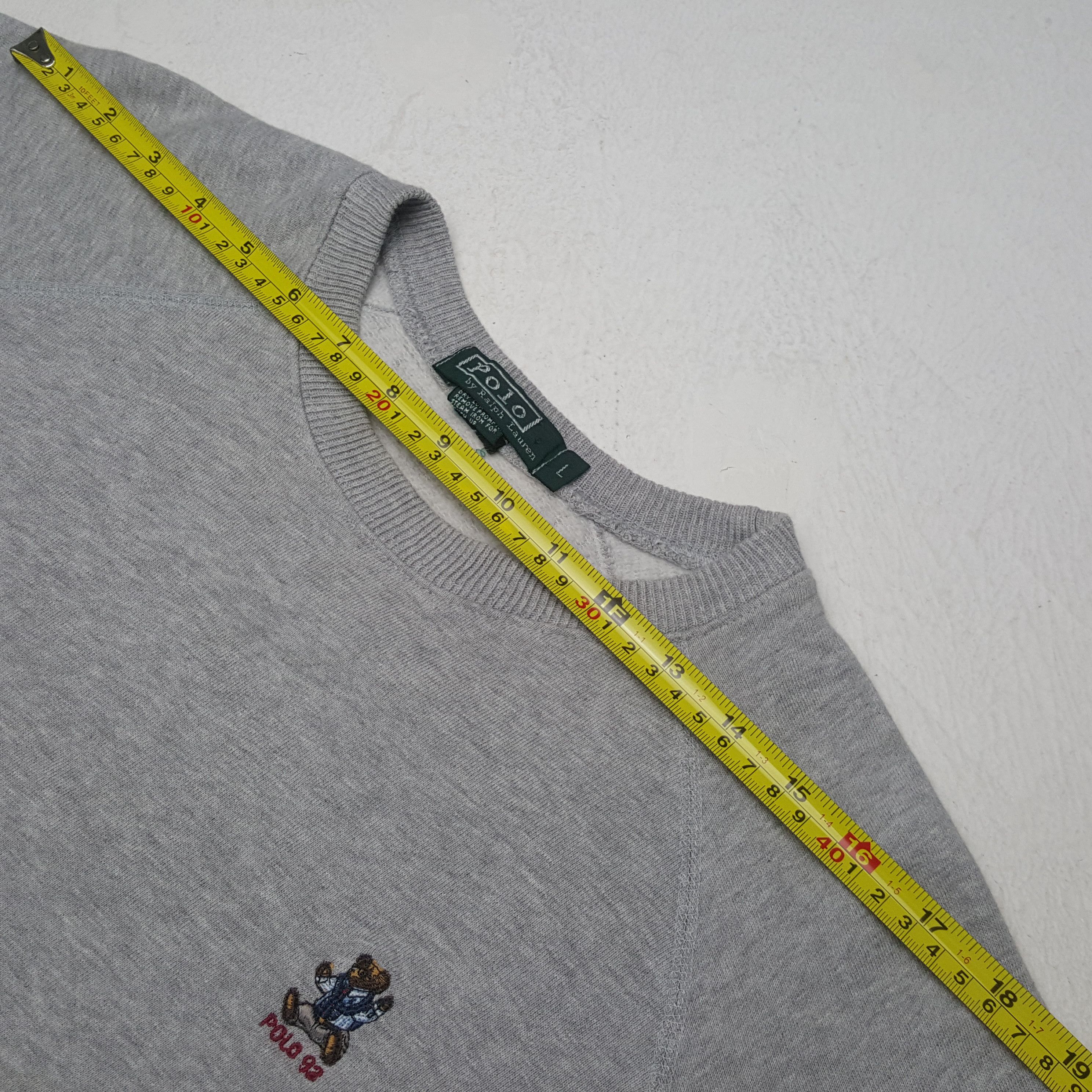 Polo Ralph Lauren × Vintage Vintage POLO BEAR by RALPH LAUREN Sweatshirt C295N14 Size US S / EU 44-46 / 1 - 6 Thumbnail