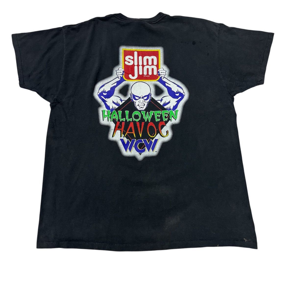 Vintage Vintage WWF SLIM JIM Shirt 90’ Size US XL / EU 56 / 4 - 1 Thumbnail