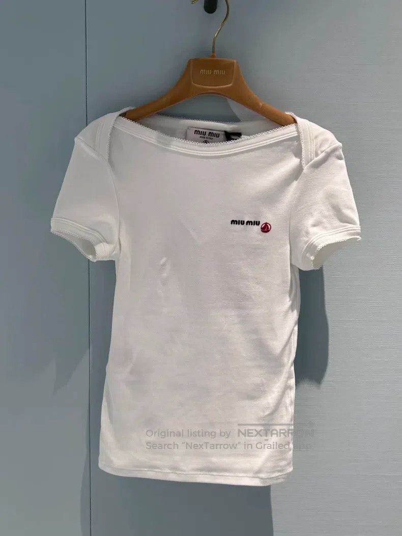 Miu Miu Miu Miu Size s Sailing t-shirt Size S / US 4 / IT 40 - 3 Thumbnail