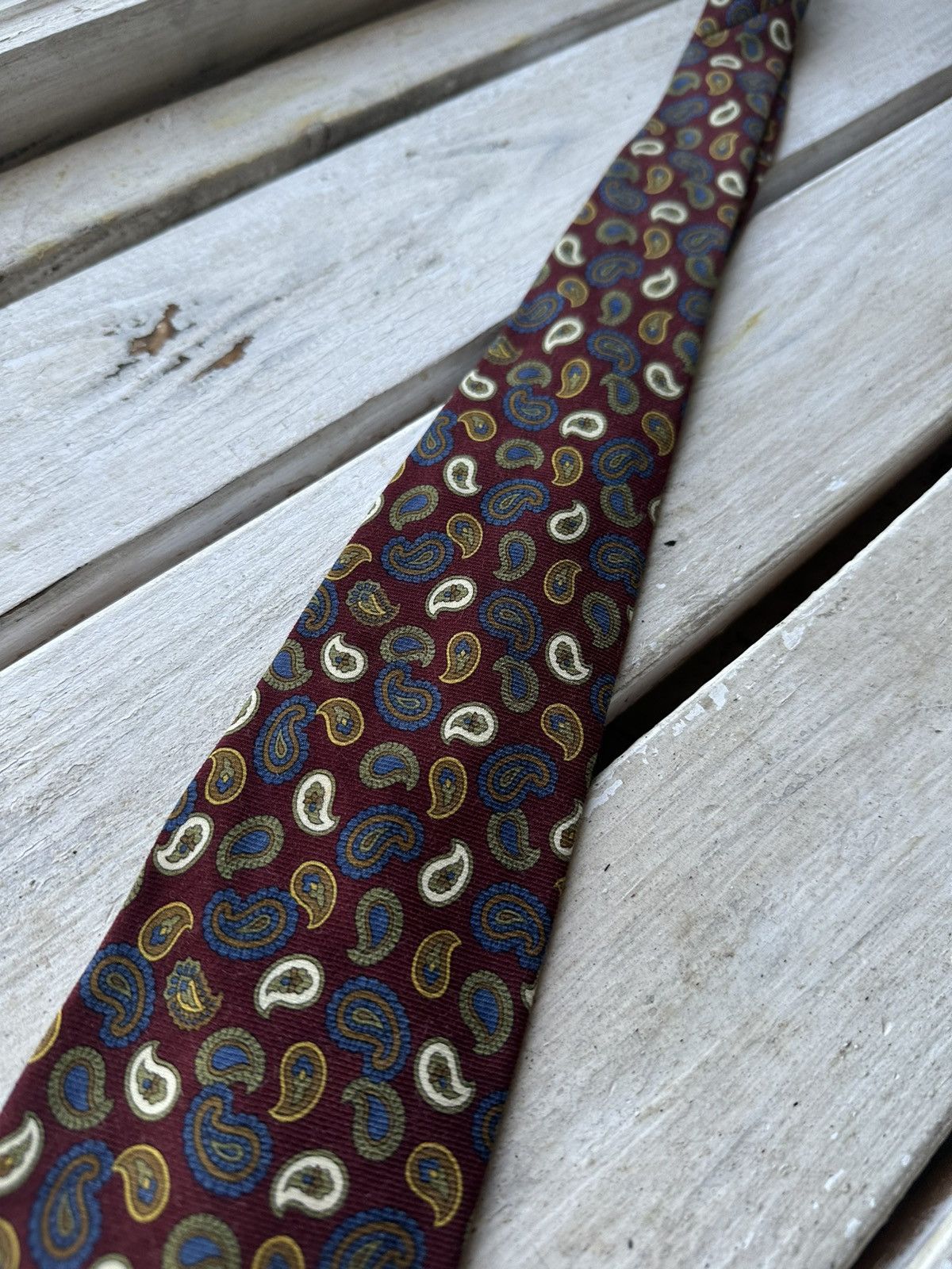 Designer × Hugo Boss 🚨RARE Hugo Boss Tie ZEGNA STYLE old money luxury monogram Size ONE SIZE - 7 Thumbnail