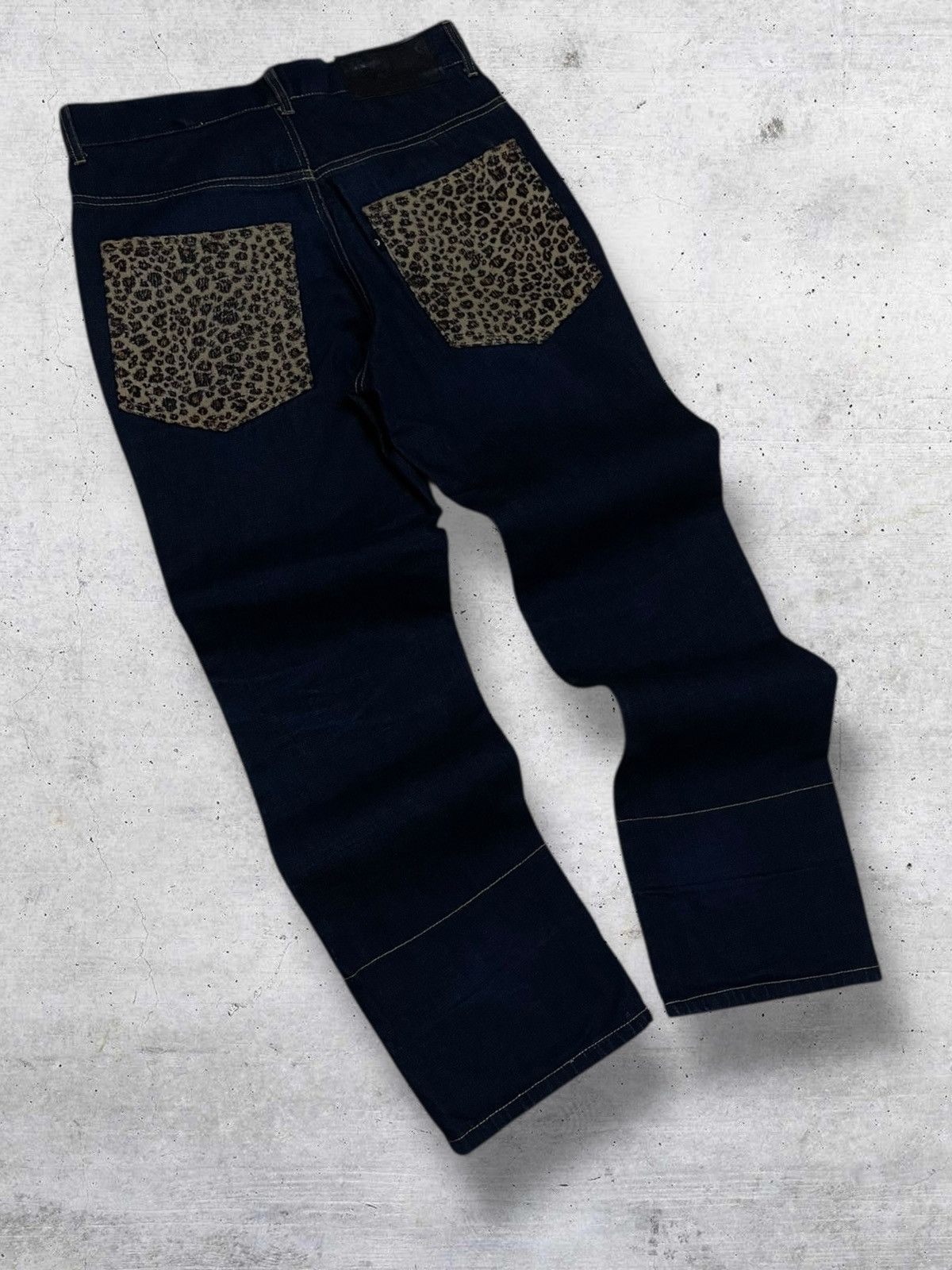Hysteric Glamour VINTAGE ILLS GARMENTS 90S JAPAN DESIGNER LEOPARD BLEND DENIM Size US 32 / EU 48 - 10 Thumbnail