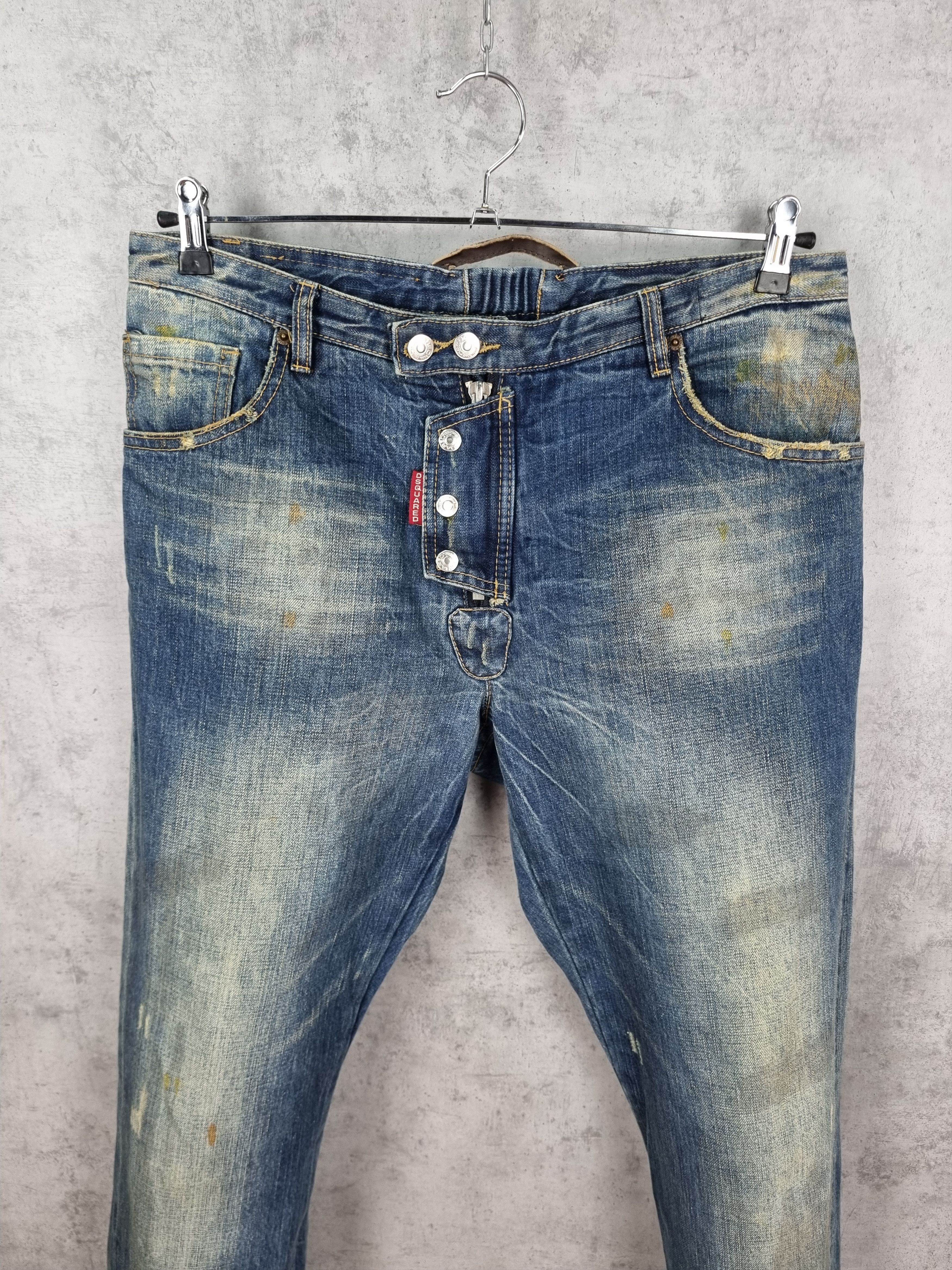 Dsquared2 Dsquared D2 Rally Biker DENIM DIRTY Made in Italy Size US 34 / EU 50 - 5 Thumbnail