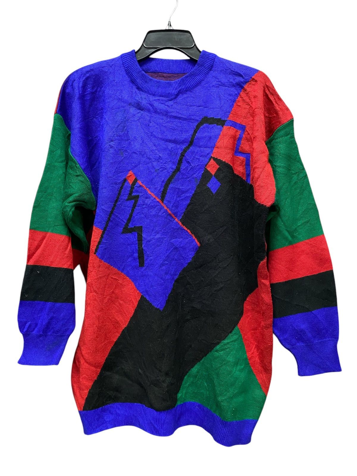 Japanese Brand × Vintage Japanese Knitwear x Vintage Abstrack Size US L / EU 52-54 / 3 - 1 Thumbnail