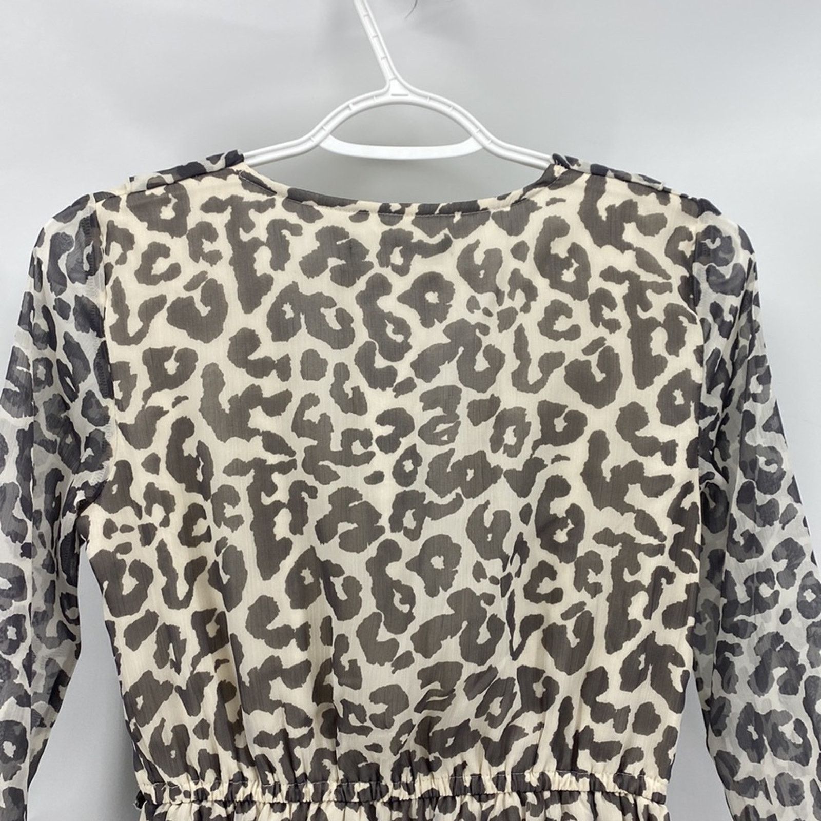 Abercrombie & Fitch Abercrombie & Fitch leopard print grey mini dress date Size XS / US 0-2 / IT 36-38 - 8 Thumbnail