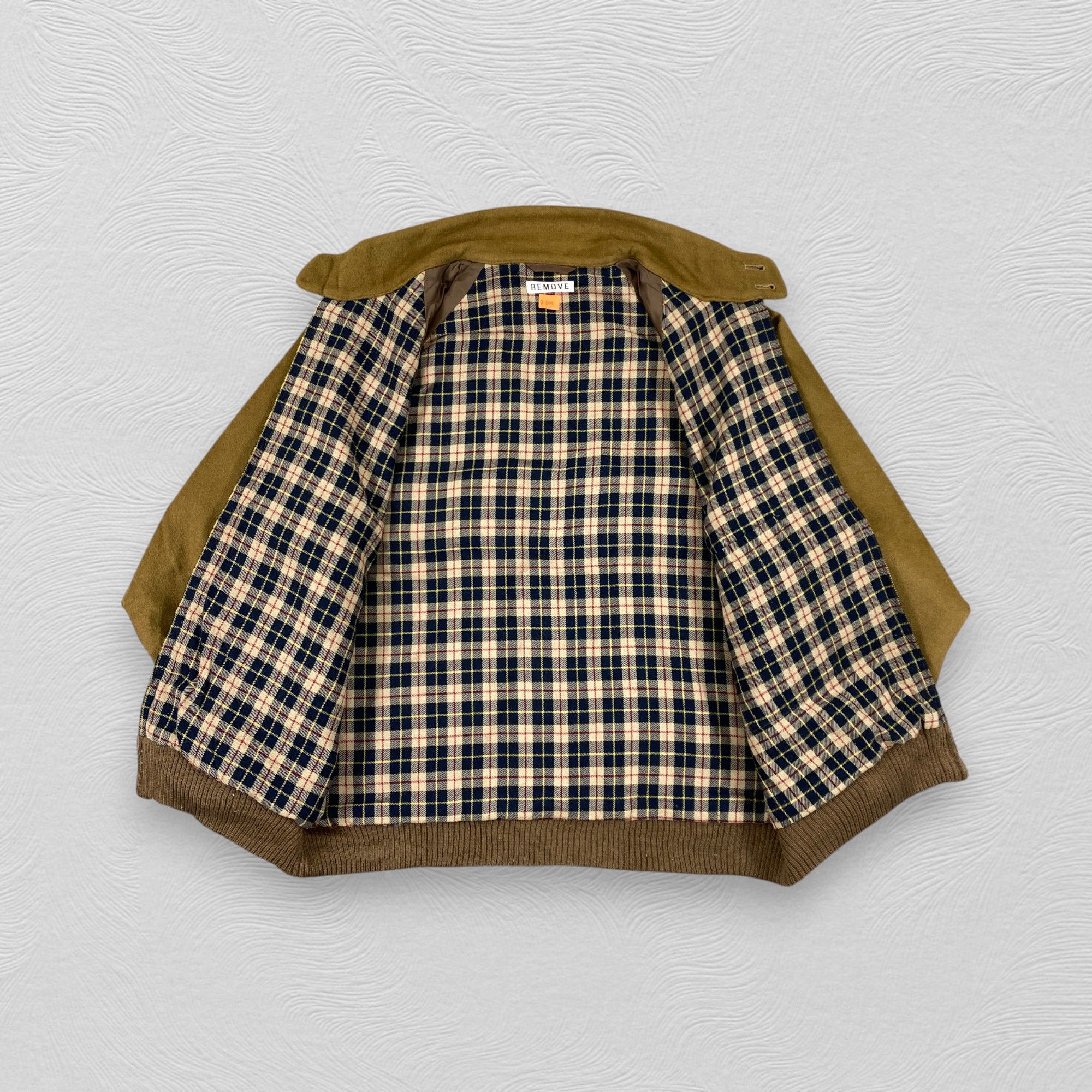 Japanese Brand Vintage Japanese Brand Wool Bomber Jacket -J305 Size US M / EU 48-50 / 2 - 1 Thumbnail
