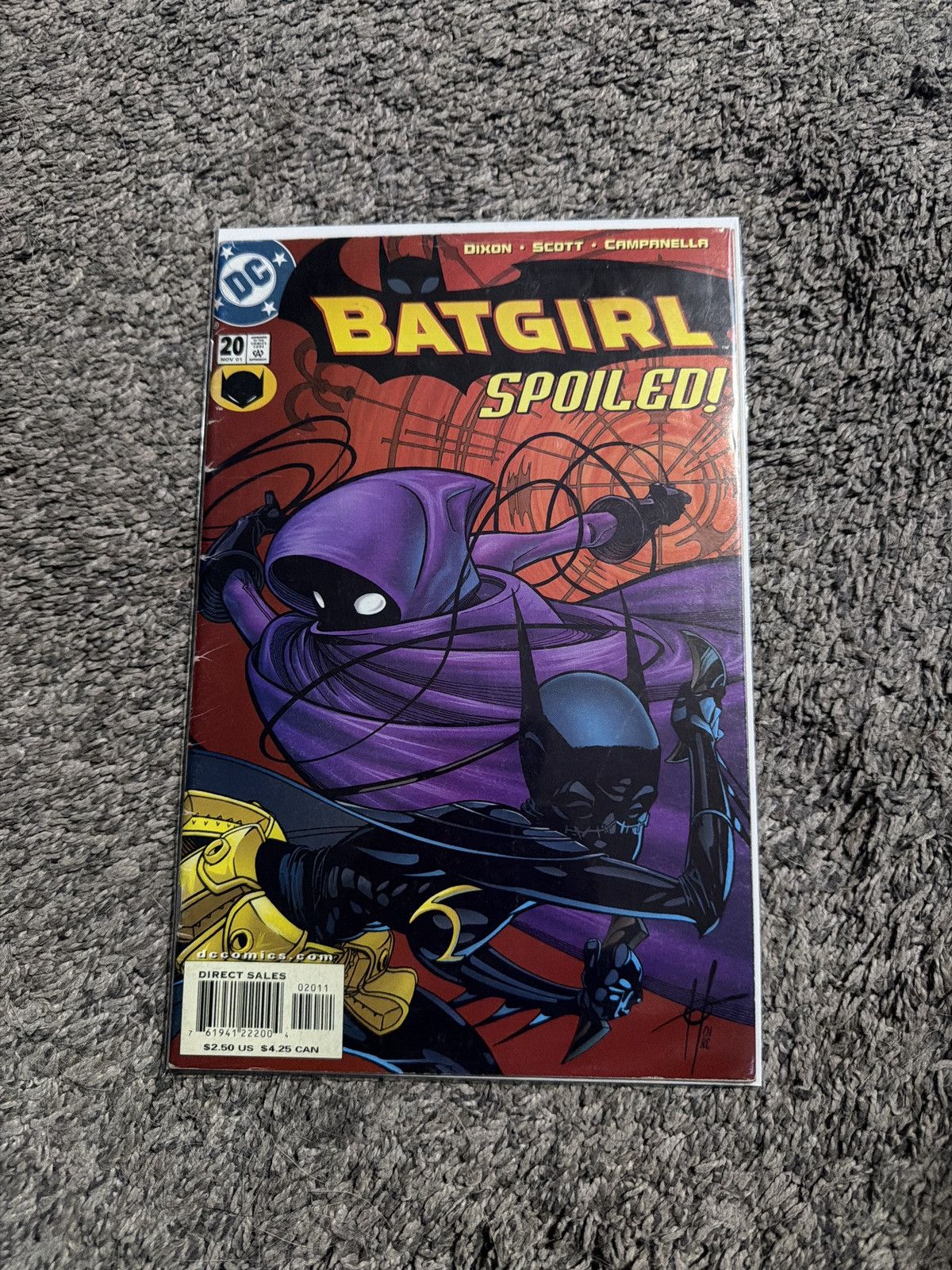 DC Comics 2001 DC Comics Batgirl #20 Spoiled! Comic Book Size ONE SIZE - 1 Thumbnail