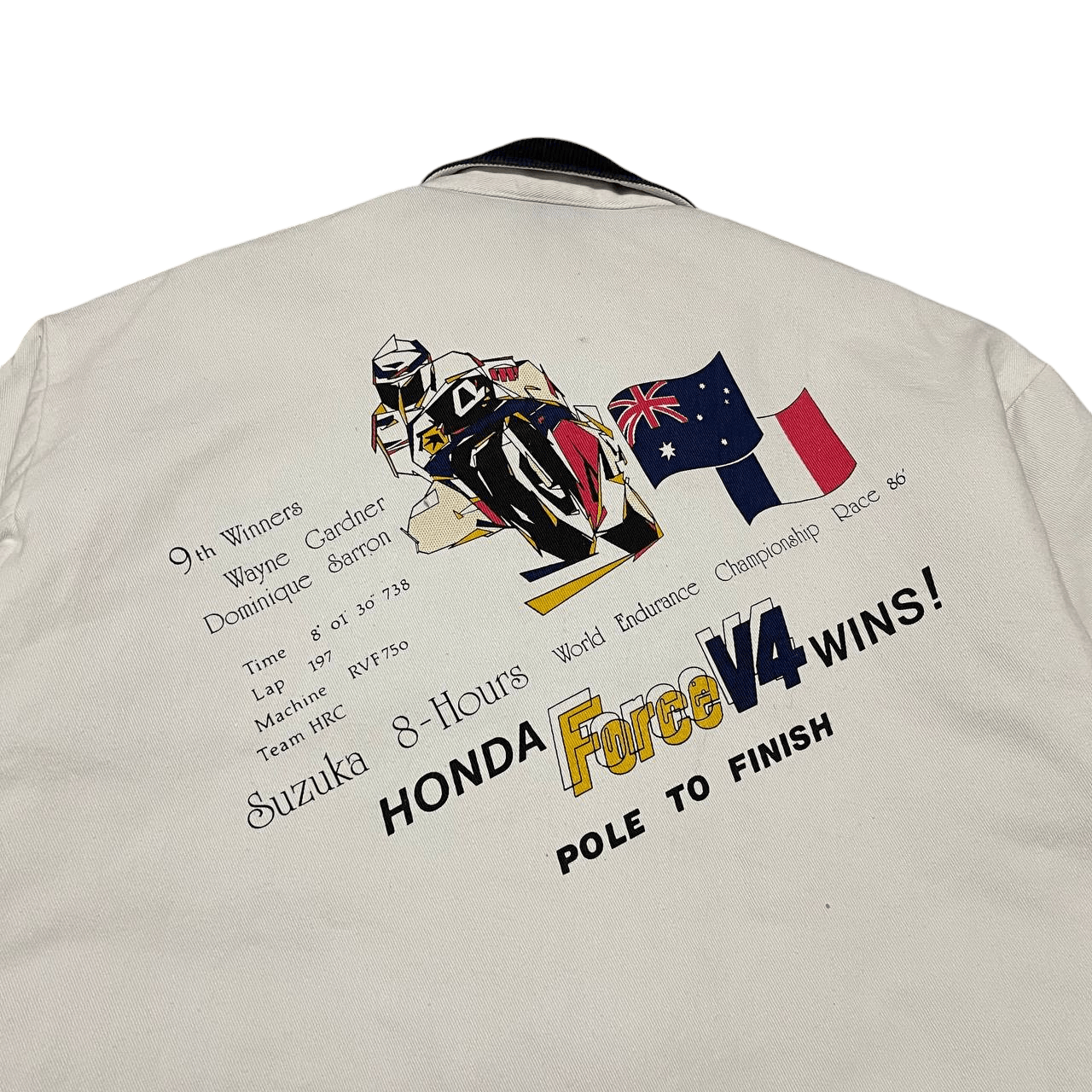 Honda Vintage 80's Honda Wayne Gardner ForceV4 Racing Jacket Size US M / EU 48-50 / 2 - 2 Thumbnail