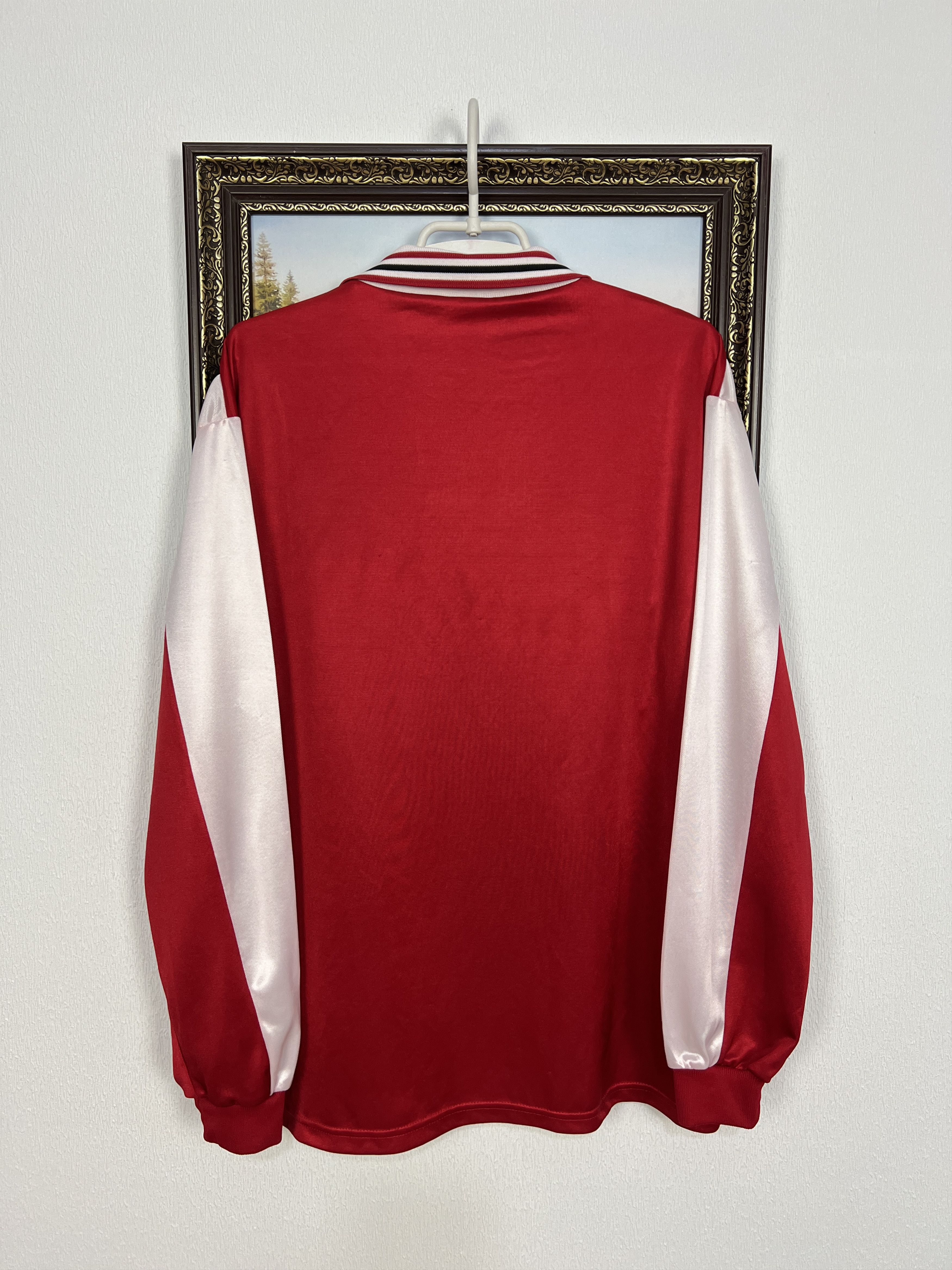 Adidas Vintage 90's Adidas Football Template Shirt Long Sleeve Size US L / EU 52-54 / 3 - 9 Thumbnail